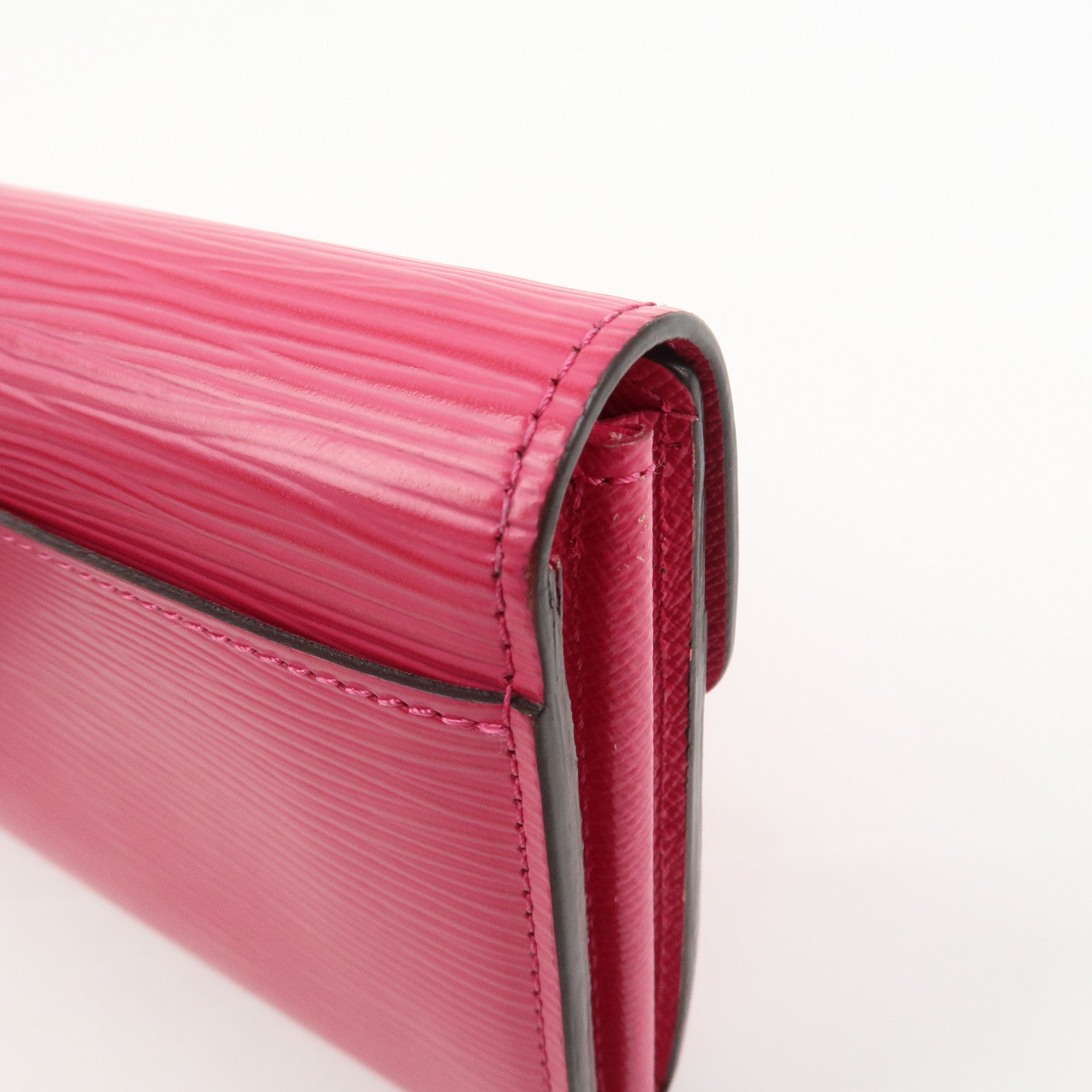 Louis Vuitton Epi Portefeuille Sarah Long Wallet Fuchsia M60580