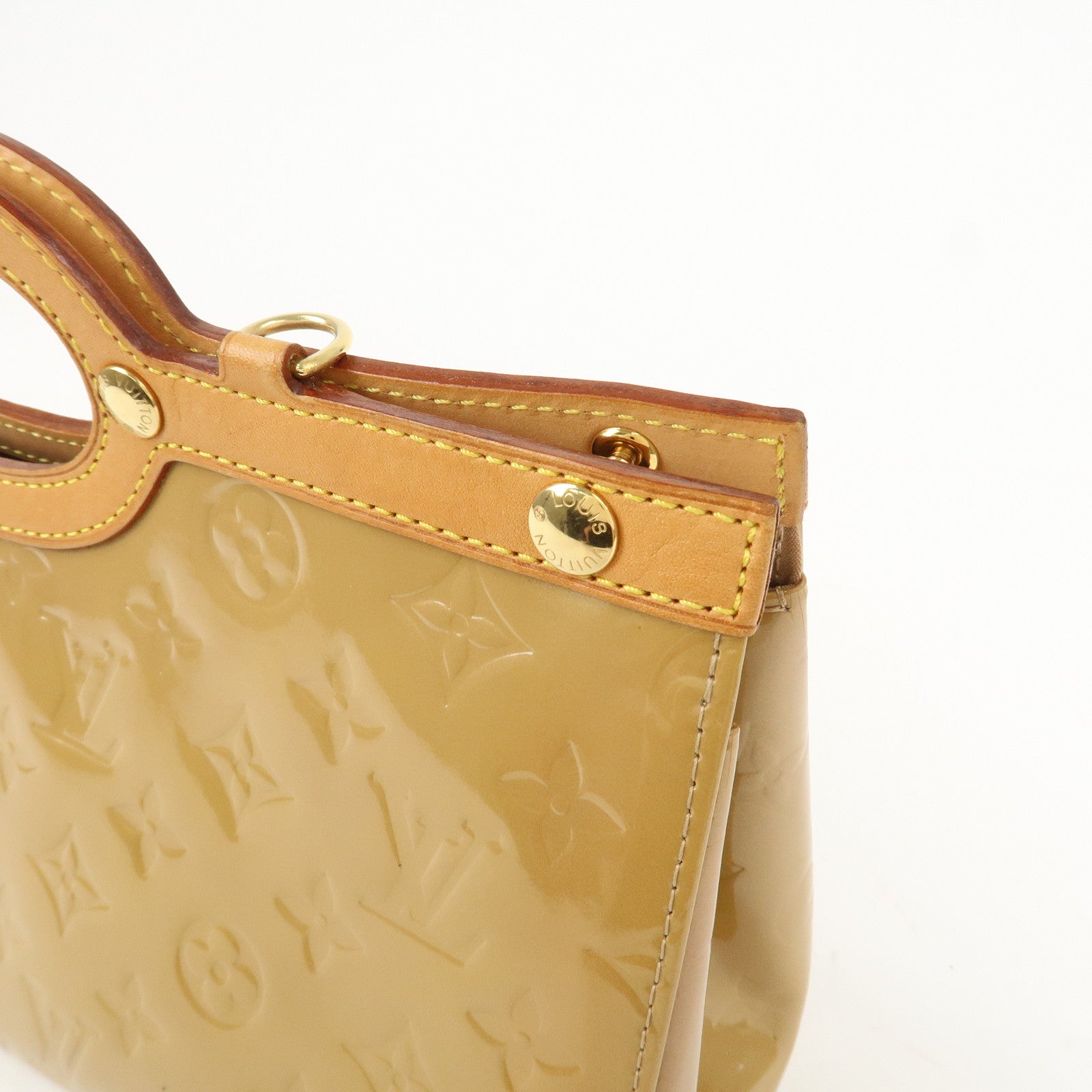 Louis Vuitton Monogram Vernis Roxbury Drive Bag Rose M91391