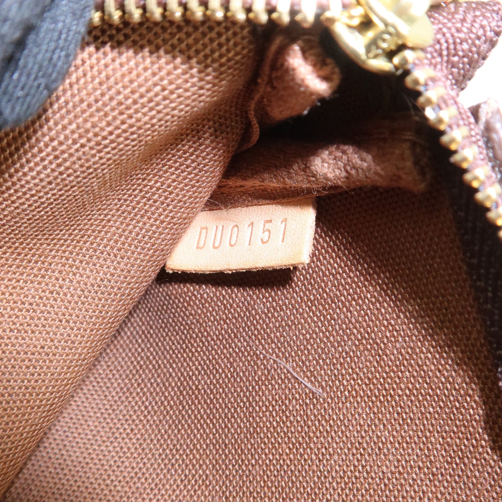 Louis Vuitton Monogram Mini Pochette Accessoires Hand Bag M58009