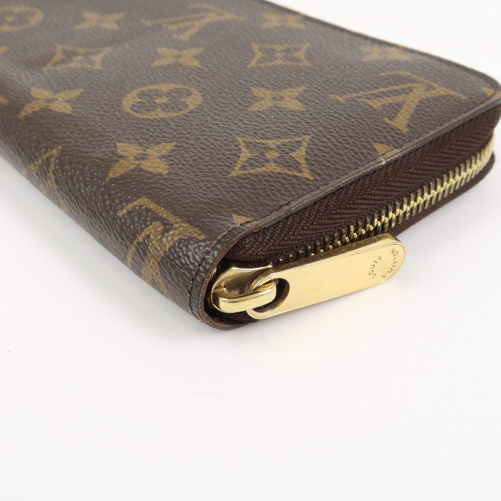 Louis Vuitton Monogram Canvas Zippy Long Wallet Brown M60017