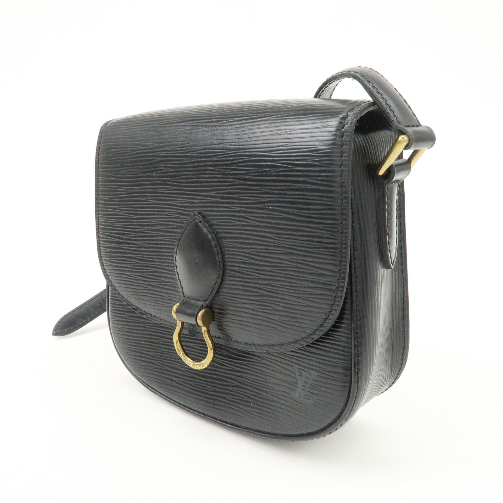 Louis Vuitton Epi Mini Saint Cloud Shoulder Bag Black M52212
