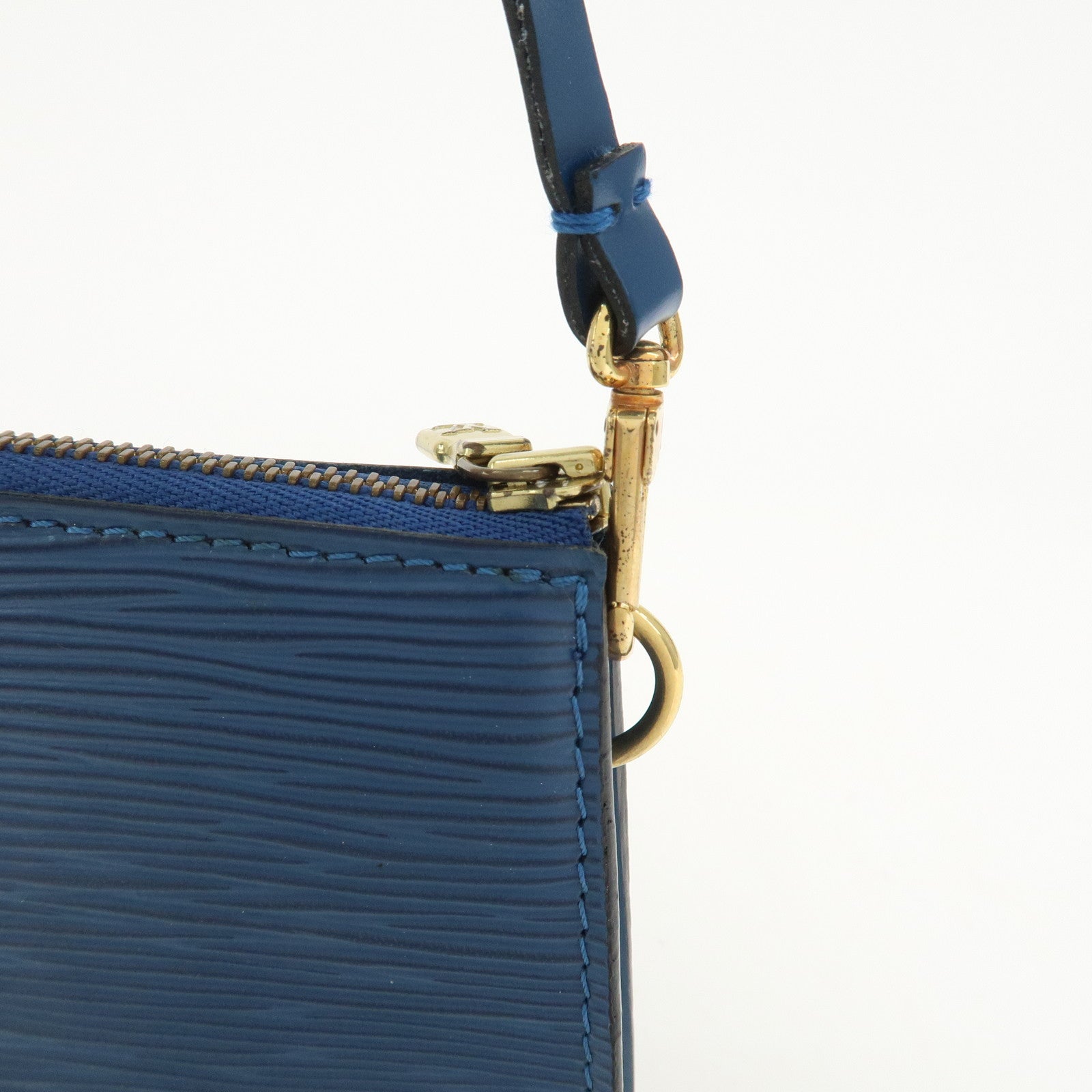 Louis Vuitton Epi Pochette Accessoires Pouch Toledo Blue M52945