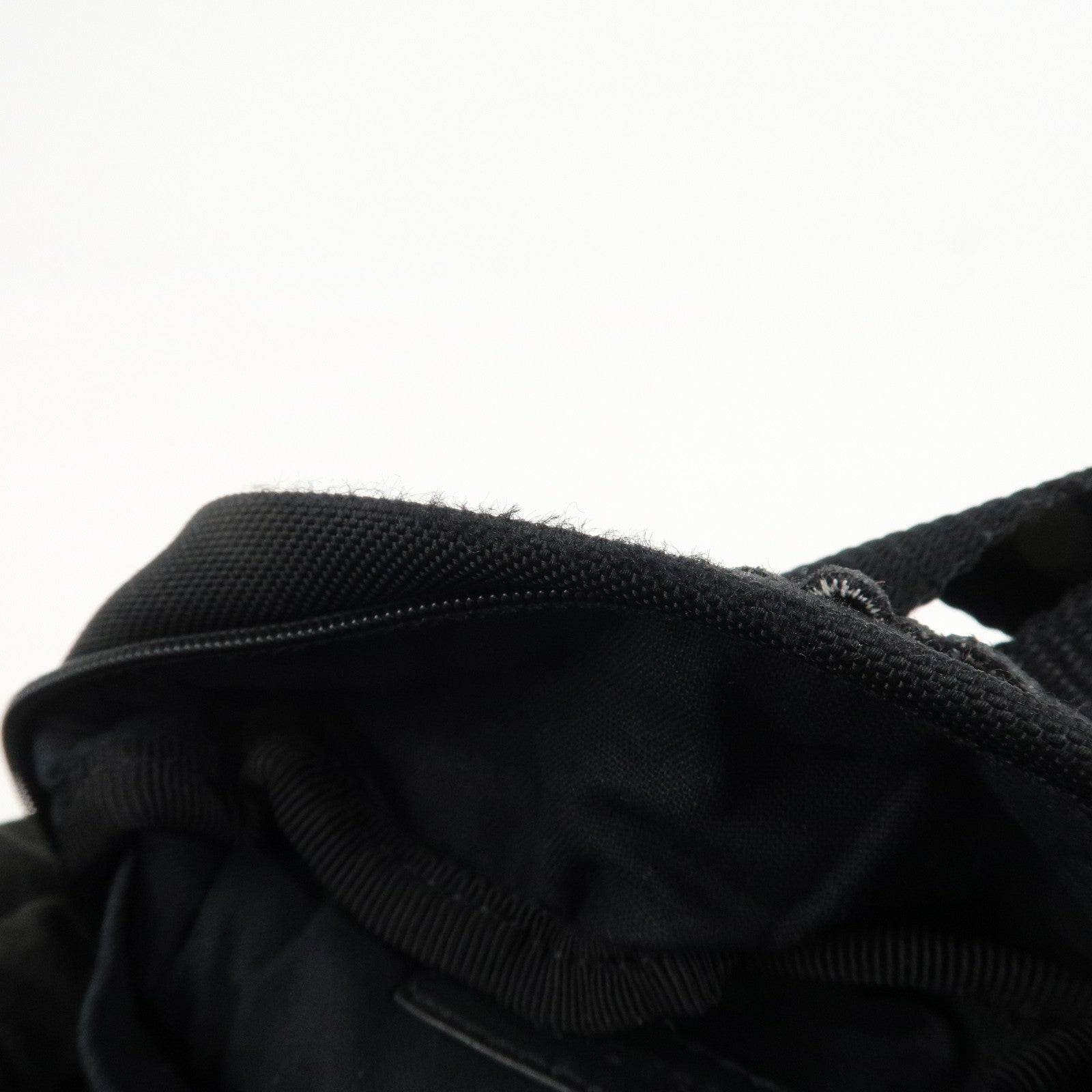 BALENCIAGA Logo Nylon Explorer Mini Shoulder Bag Black 656060