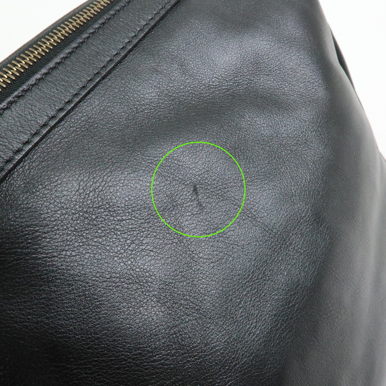 CELINE Leather Toggle Belt Shoulder Bag Crossbody Bag Black