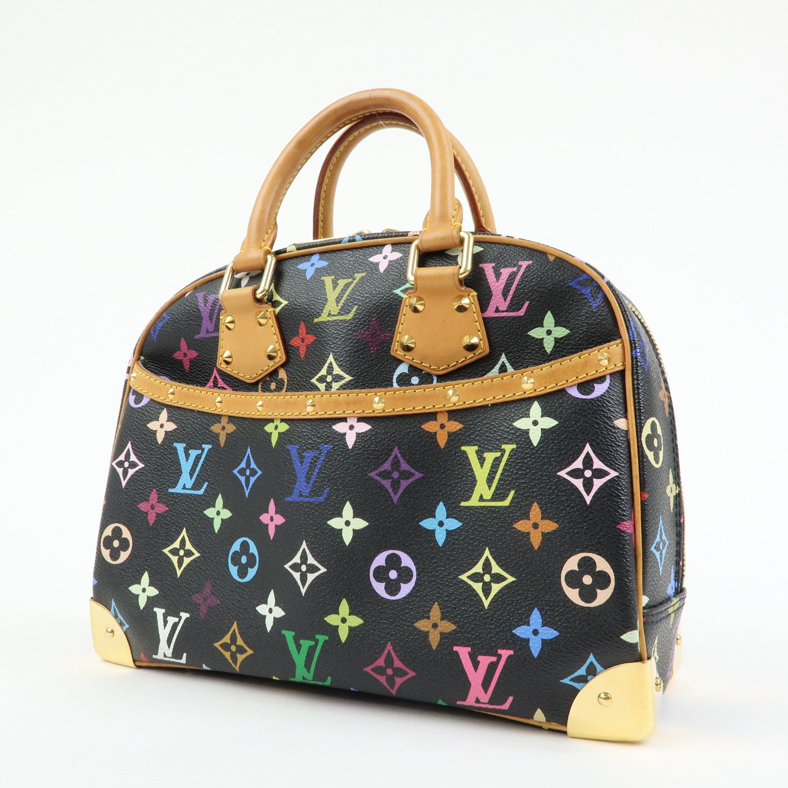 Louis Vuitton Monogram Trouville Multicolor Hand Bag Noir M92662