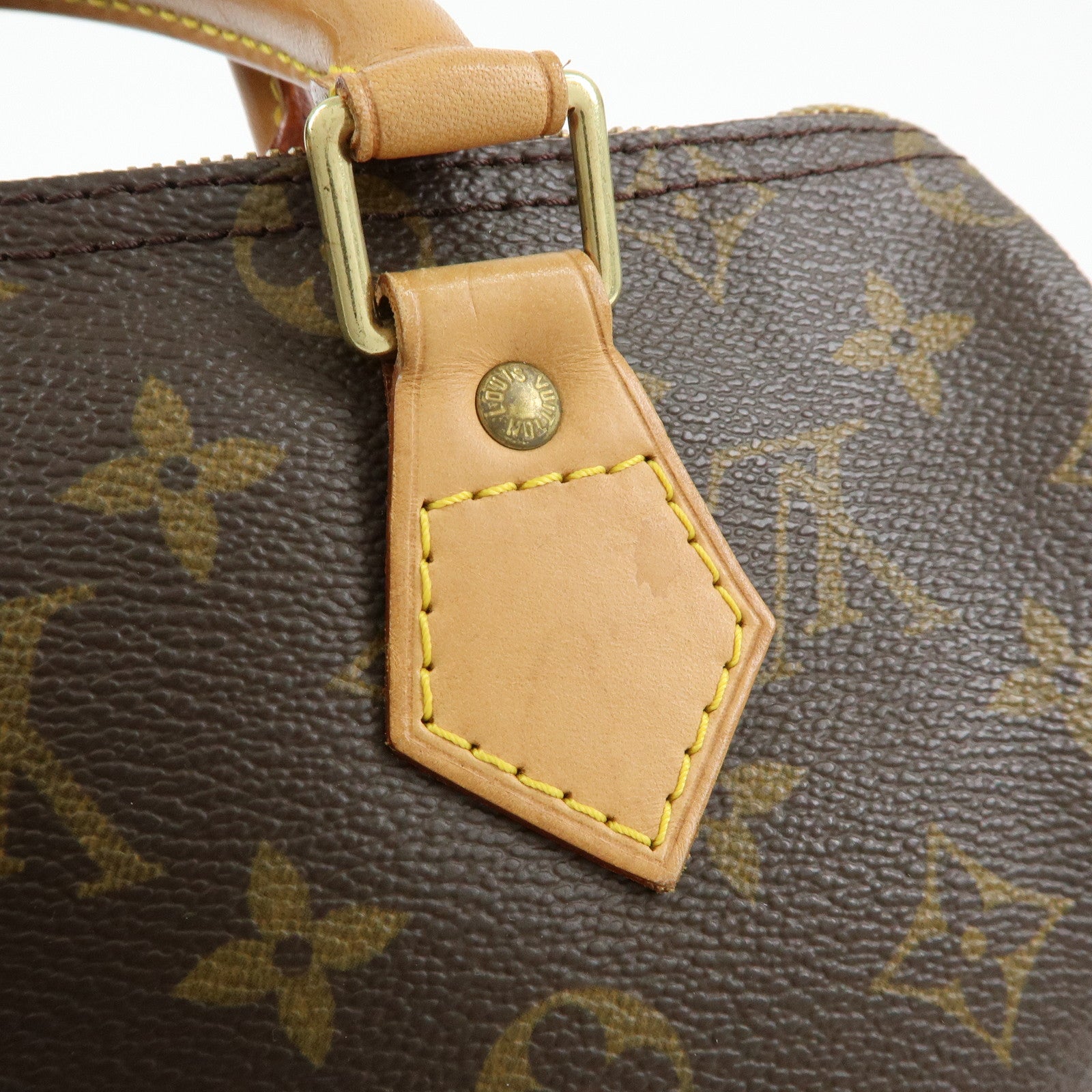 Louis Vuitton Monogram Speedy 25 Boston Bag Hand Bag Brown M41528