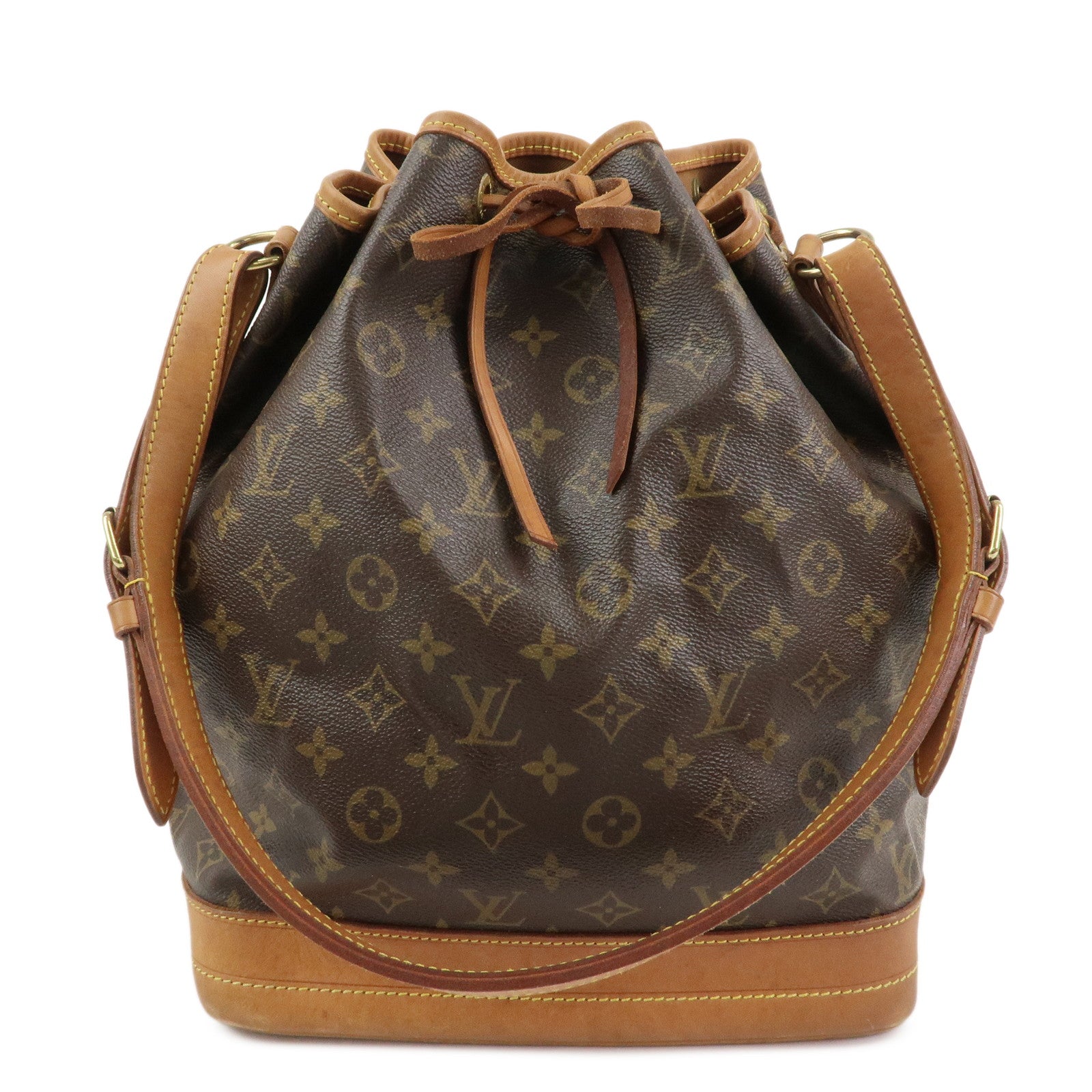 Louis Vuitton Monogram Noe Shoulder Bag Hand Bag Brown M42224