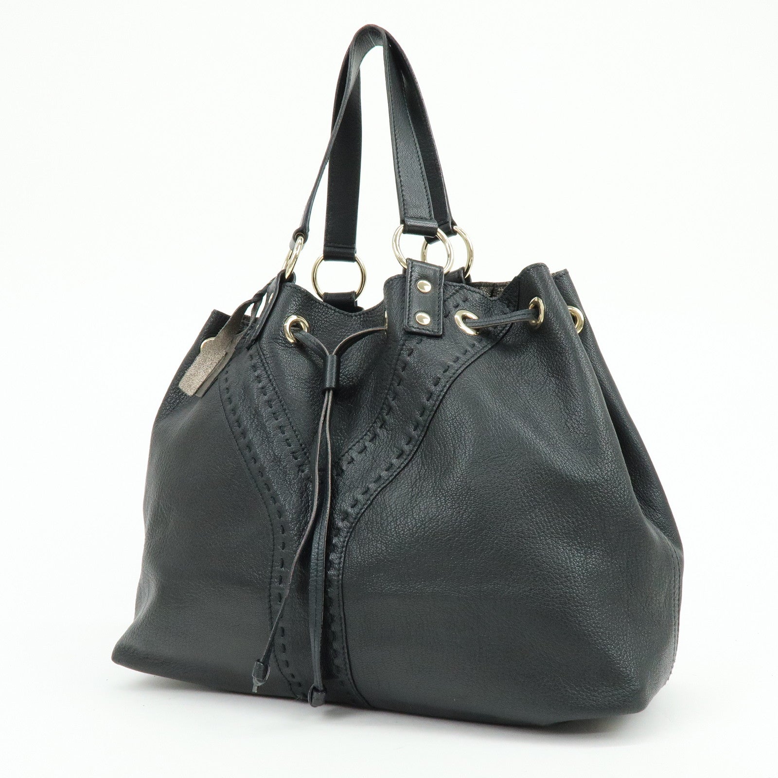 SAINT LAURENT PARIS Y Line Sac Double Reversible Tote Bag 168484