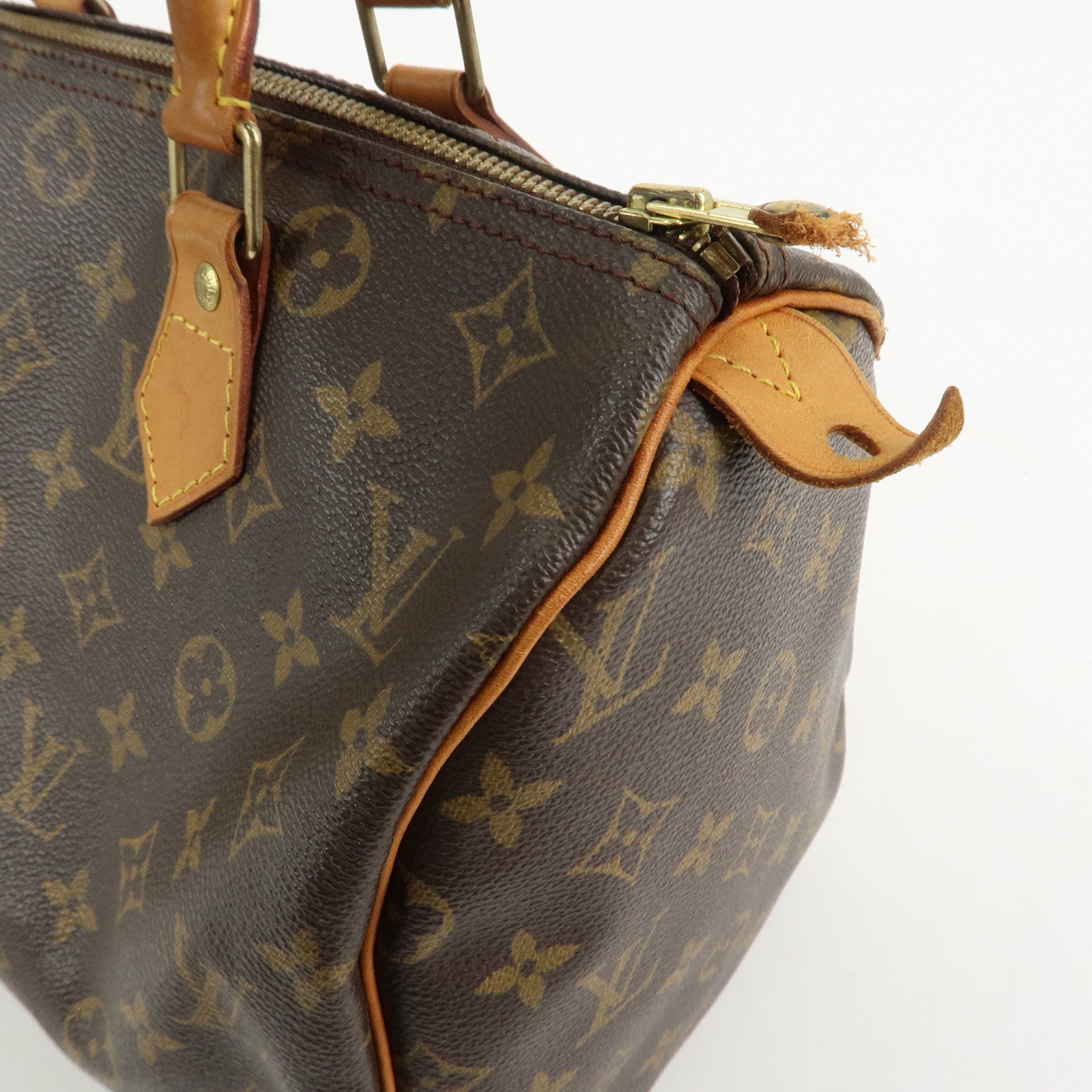 Louis Vuitton Monogram Speedy 30 Boston Bag Hand Bag Brown M41526