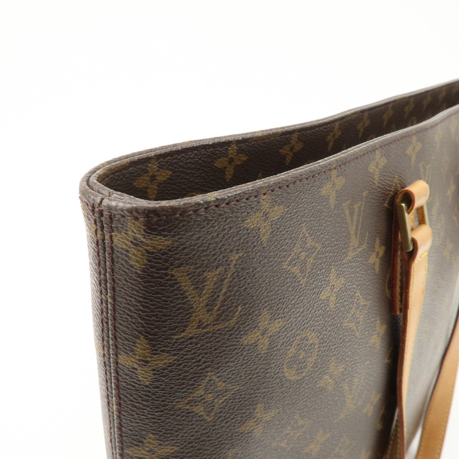 Louis Vuitton Monogram Luco Tote Bag Shoulder Bag Brown M51155 Used
