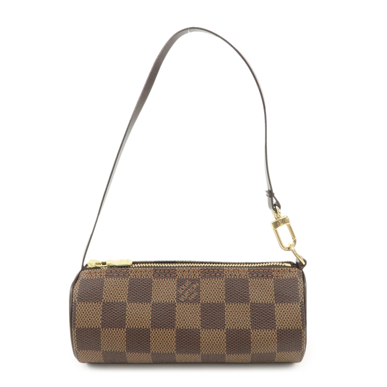 Louis Vuitton Damier Mini Pouch for Papillon Bag Damier Ebene Used