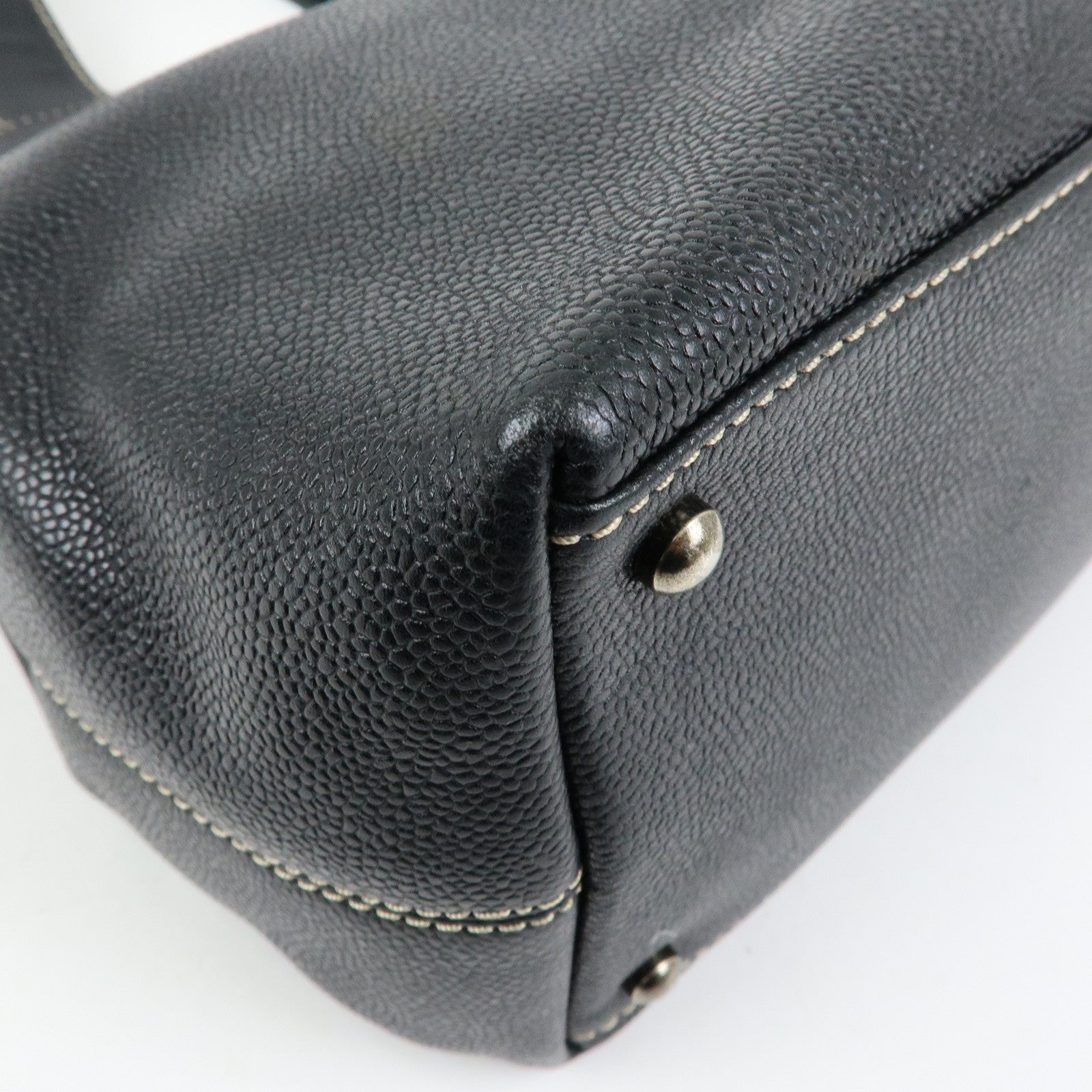 CHANEL COCO Mark Caviarskin 2Way Shoulder Bag Tote Bag 7034654