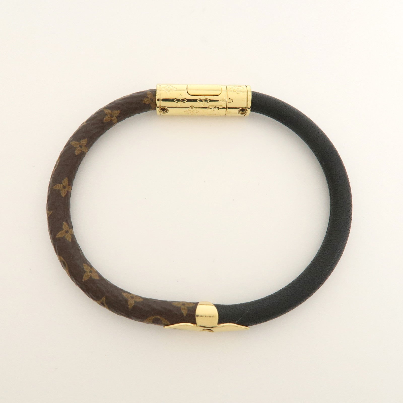 Louis Vuitton Monogram Daily Confidential Bracelet Brown M6431