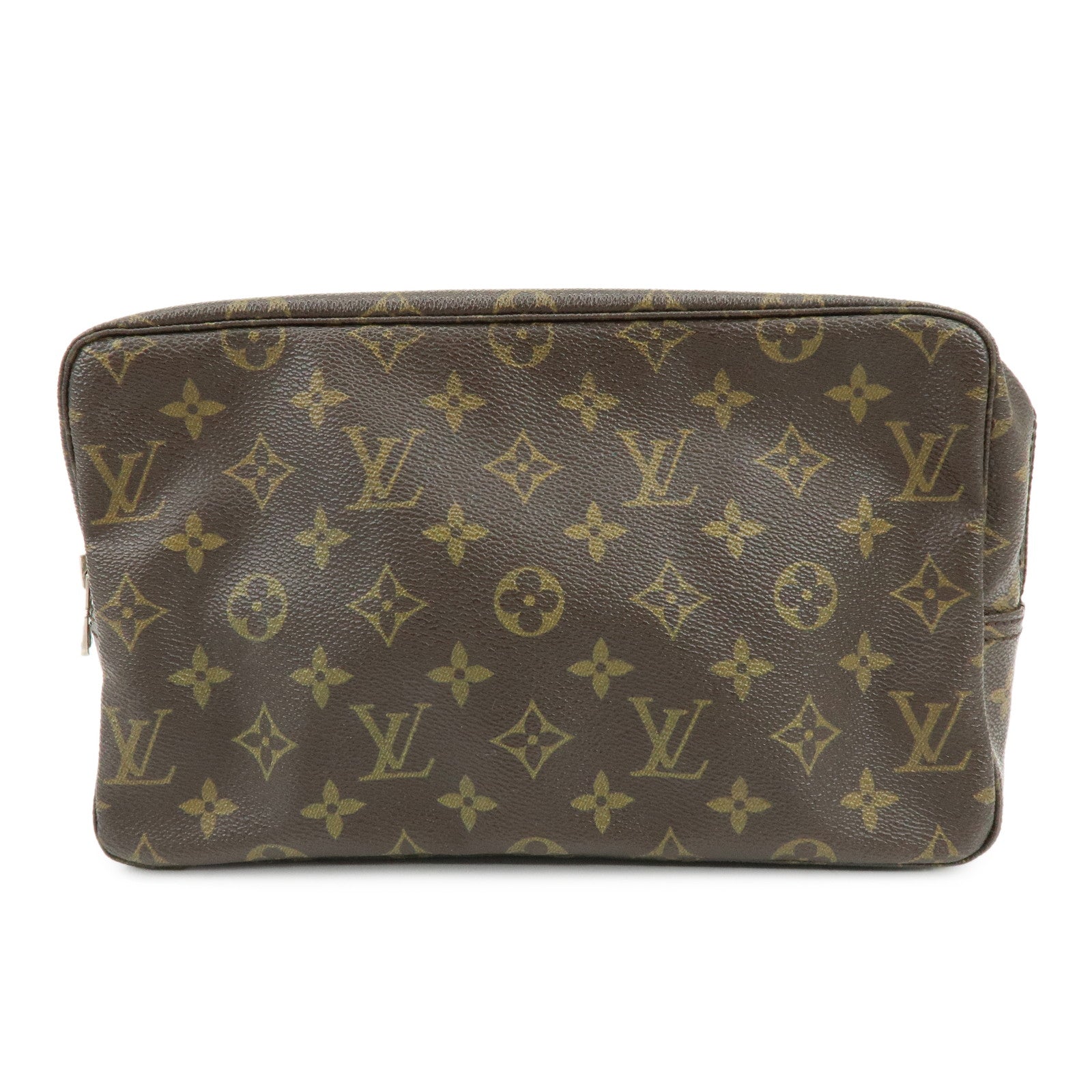 Louis Vuitton Monogram Trousse Toilette 28 Pouch Brown M47522
