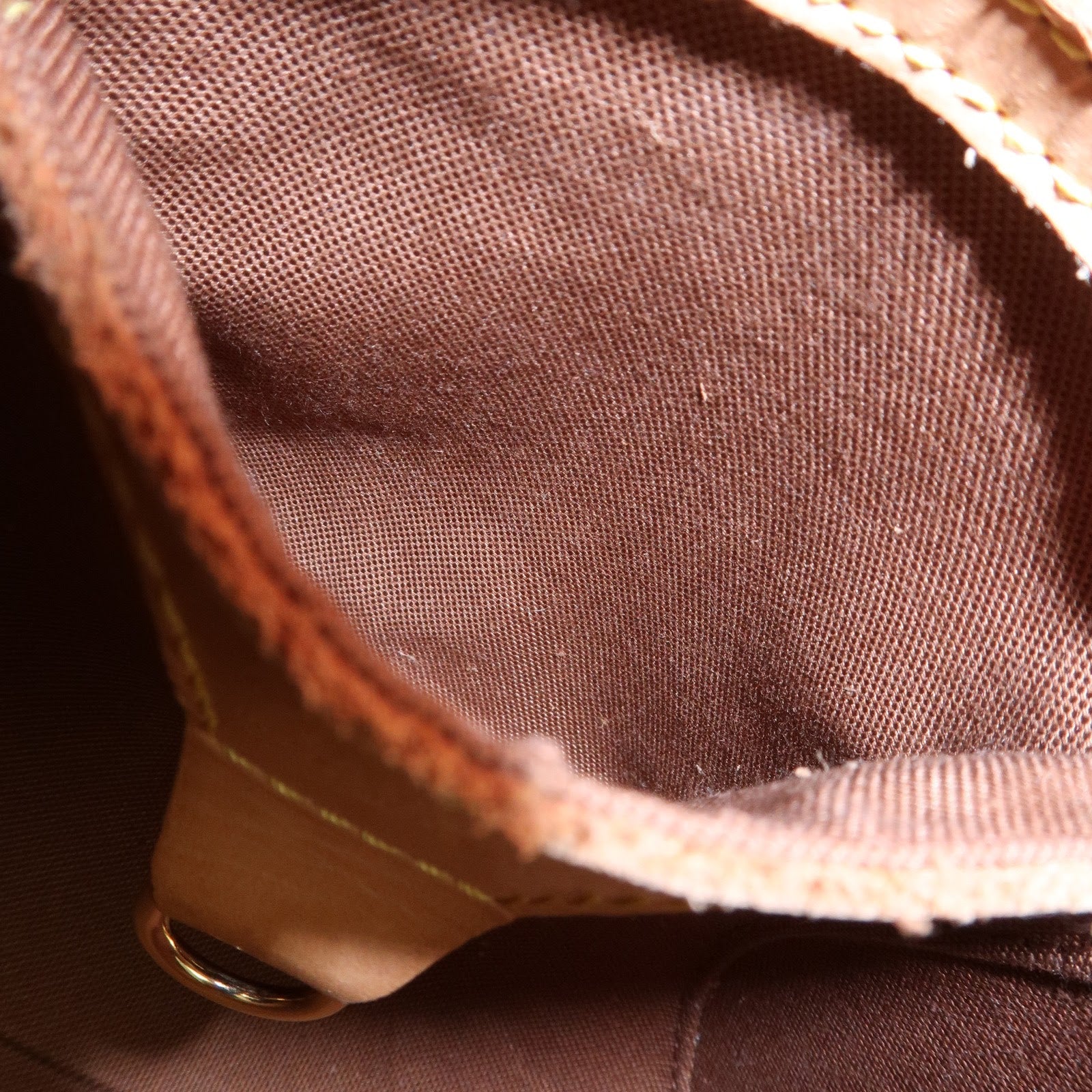 Louis Vuitton Monogram Ellipse PM Hand Bag Brown M51127