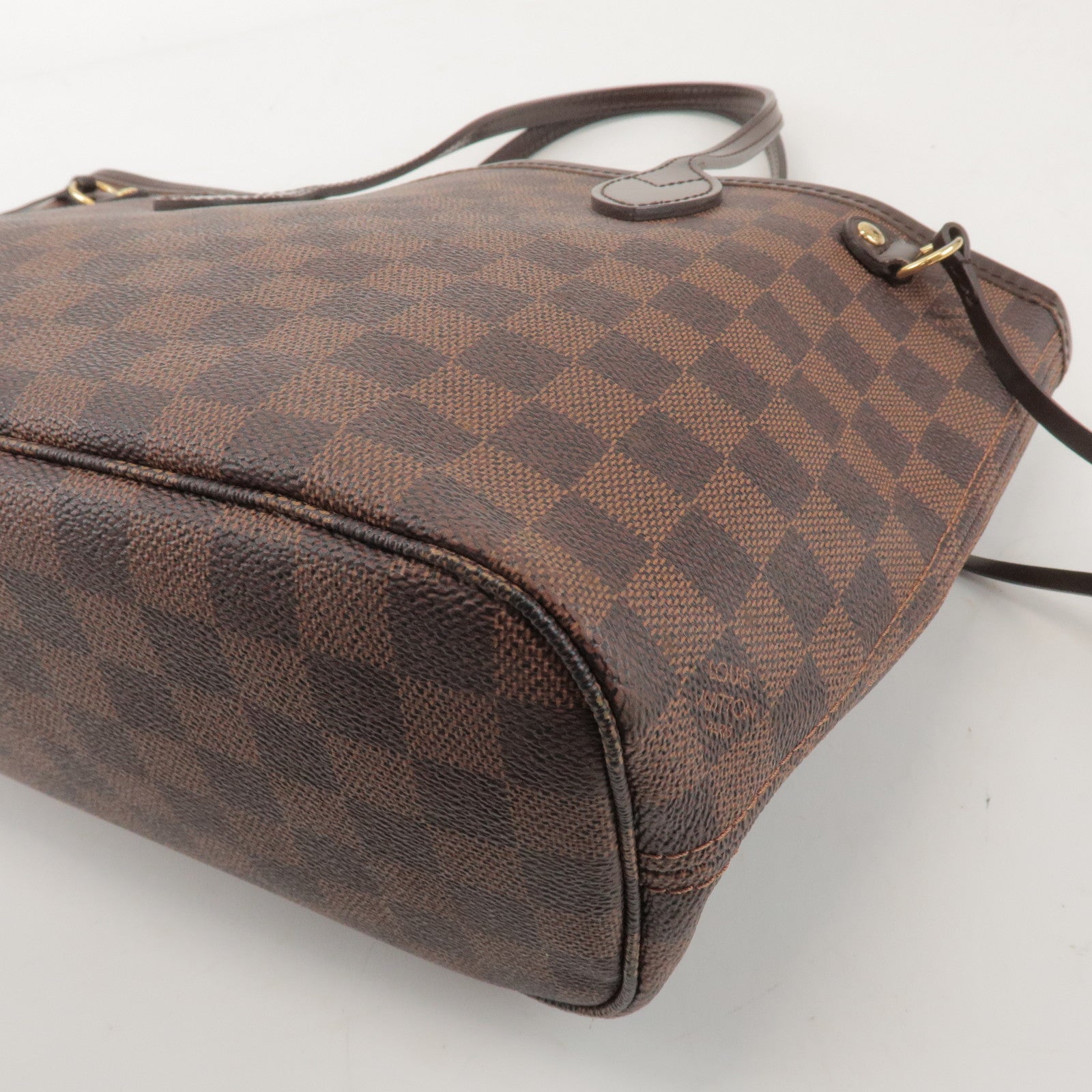 Louis Vuitton Damier Neverfull PM Canvas Tote Bag Brown N41359