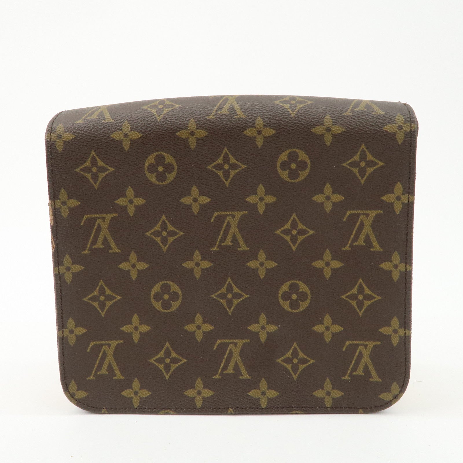 Louis Vuitton Monogram Cartouchiere MM Shoulder Bag M51253
