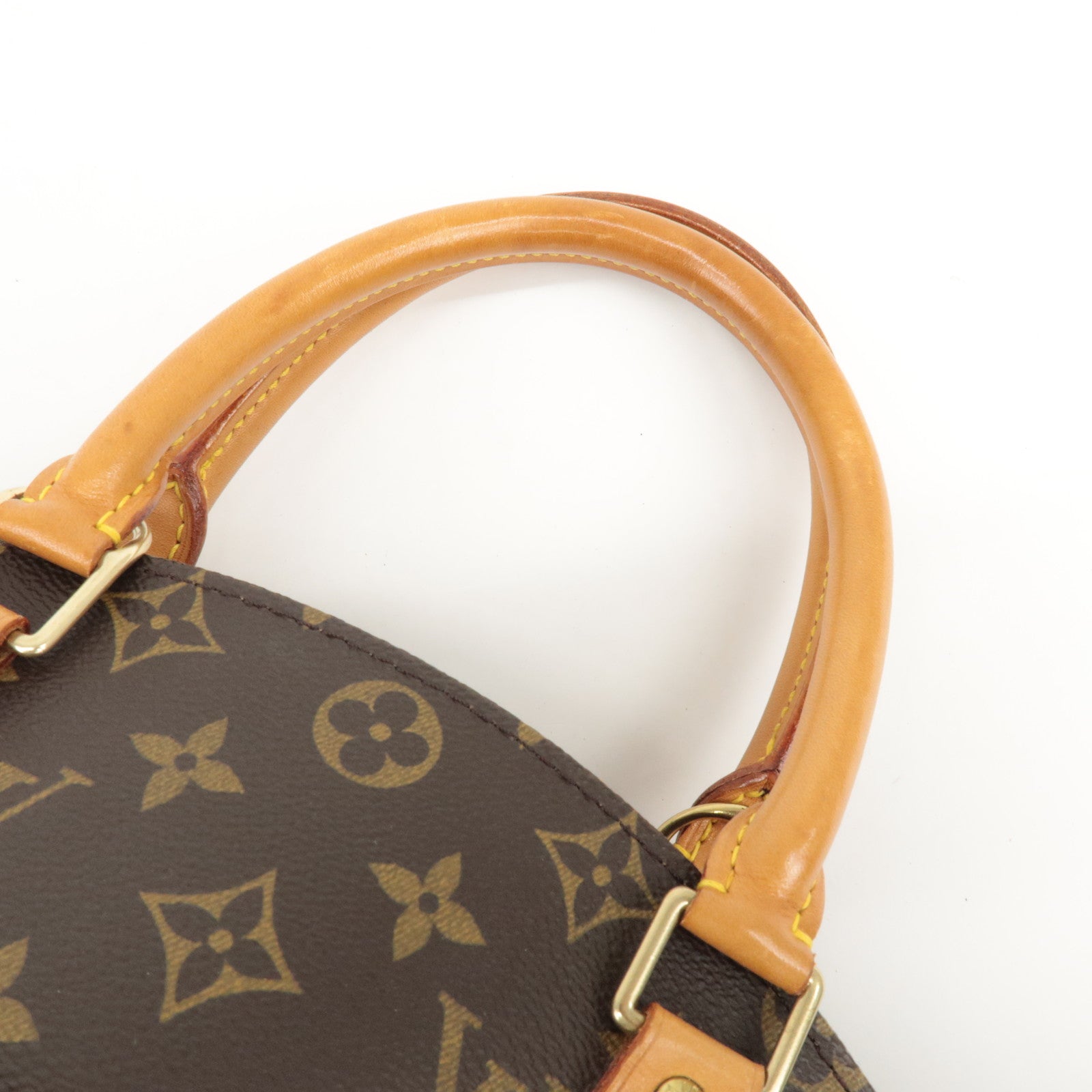 Louis Vuitton Monogram Ellipse MM Hand Bag Brown M51126 Used