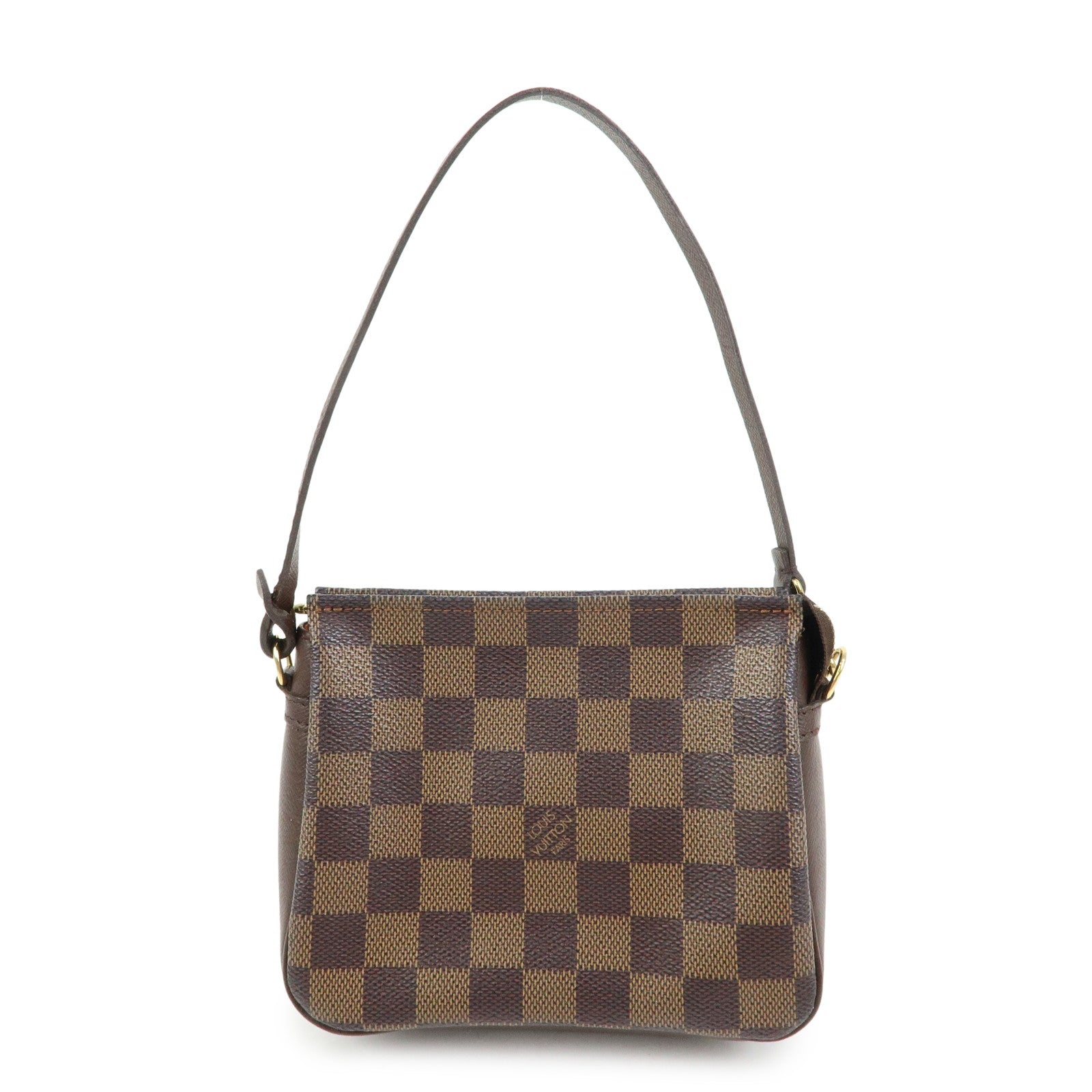 Louis Vuitton Damier Trousse Makeup Accessory Pouch Brown N51982