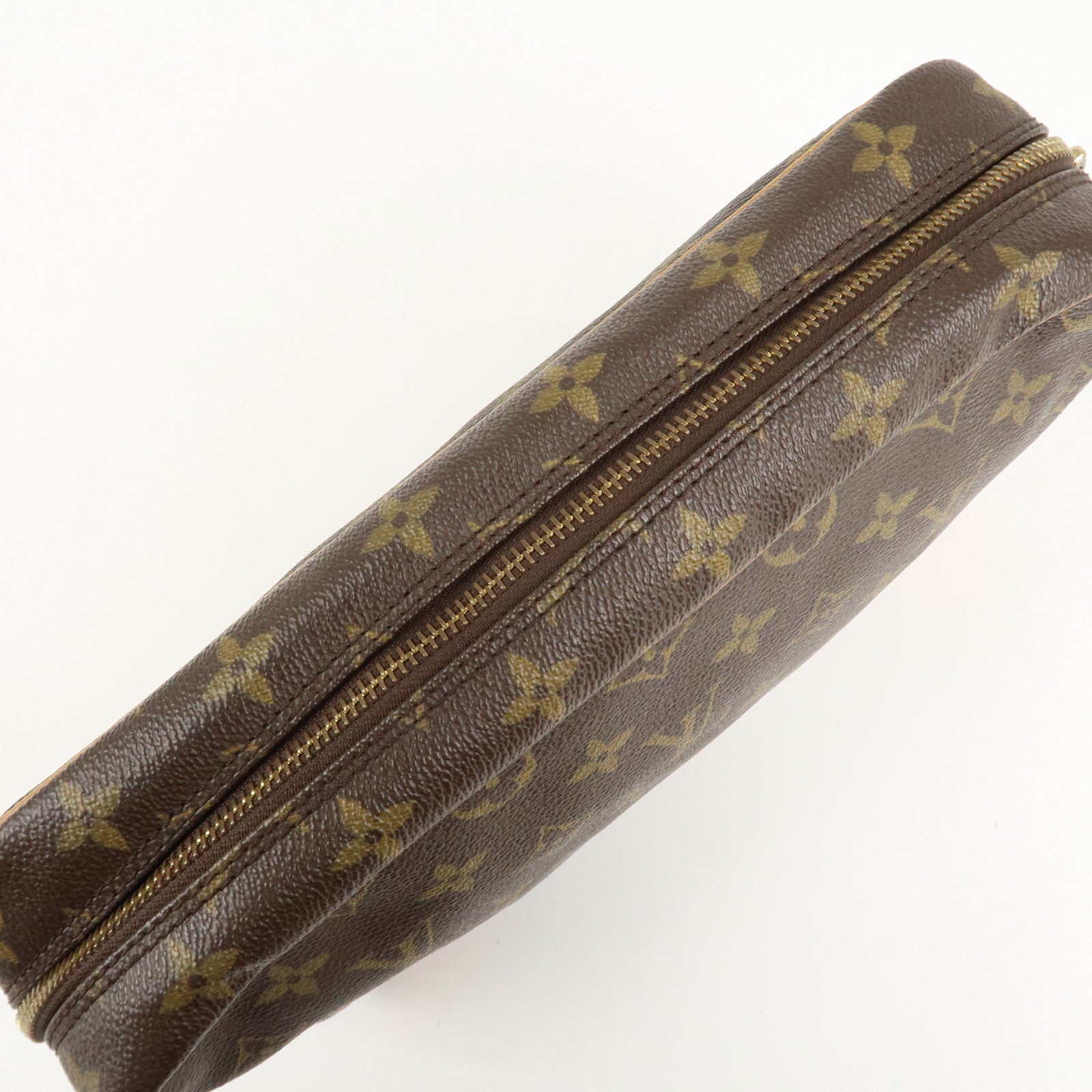 Louis Vuitton Monogram Compiegne 28 Pouch Clutch Bag Brown M51845 Used