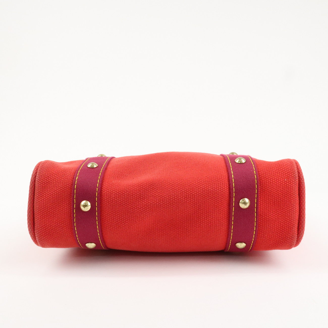 Louis Vuitton Antigua Cabas MM Tote Bag Hand Bag Rouge M40034 Used