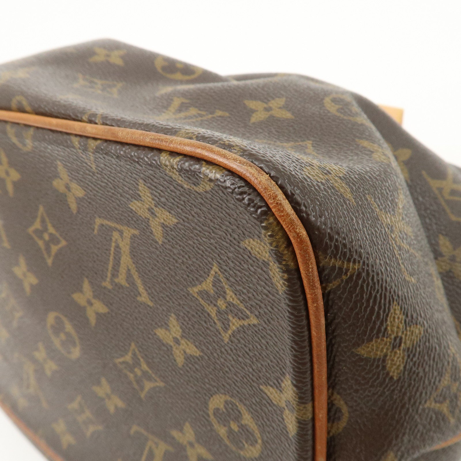 Louis Vuitton Monogram Palermo PM 2Way Hand Bag Brown M40145 Used