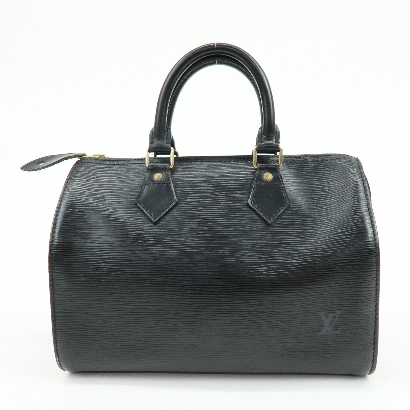 Louis Vuitton Epi Speedy 25 Hand Bag Boston Bag Noir M59032