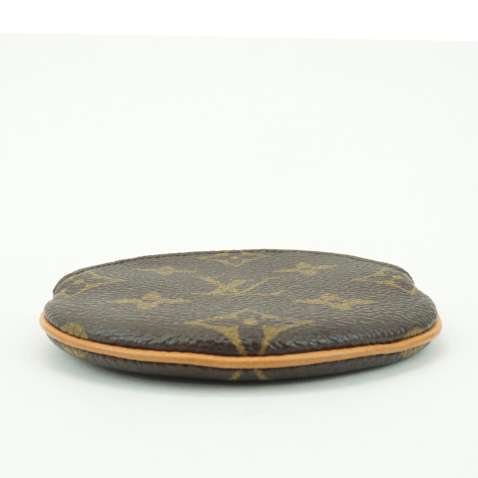 Louis Vuitton Monogram Porte Monnaie Rond Coin Case M61926 Used