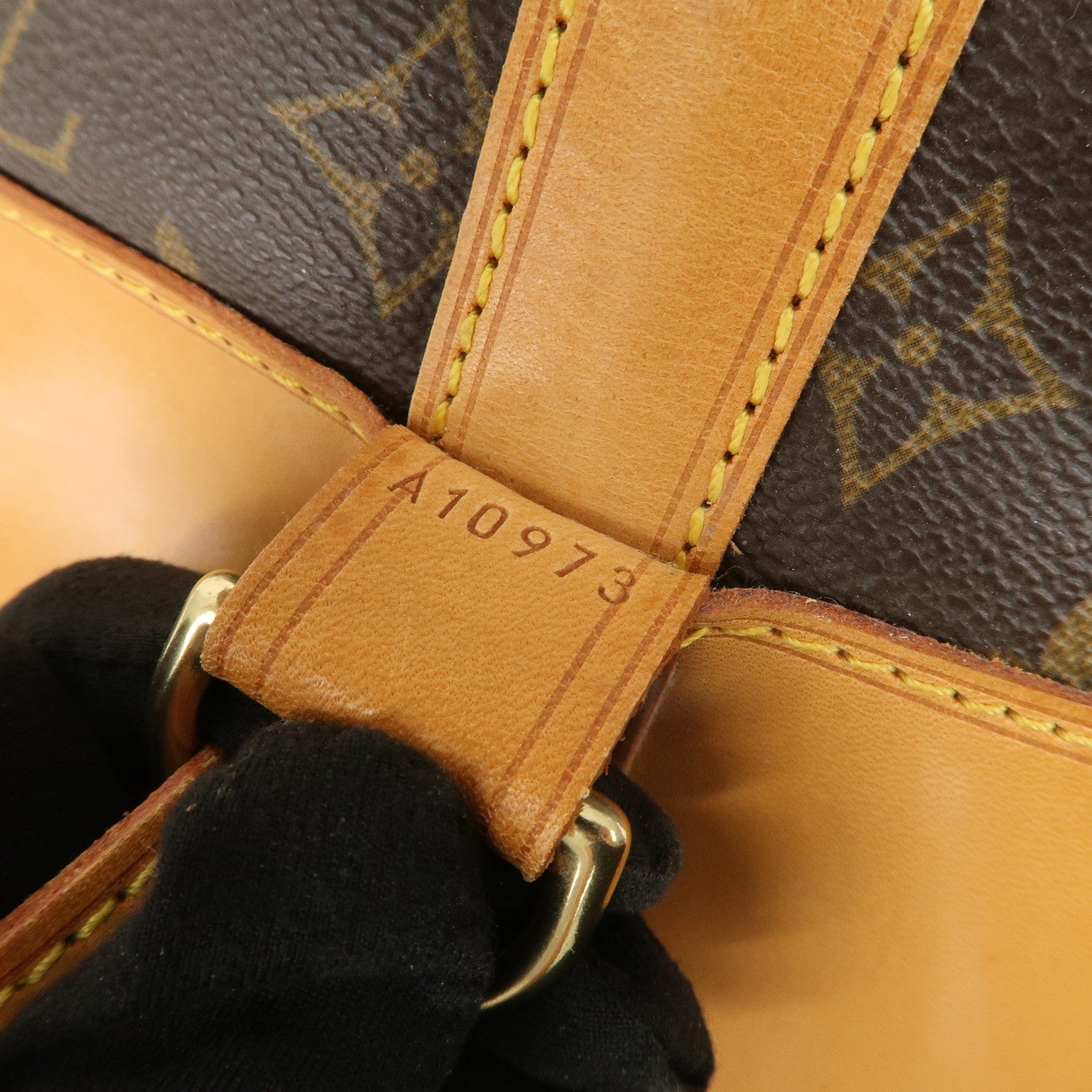 Louis Vuitton Monogram Randonnee GM Shoulder Bag Brown M42244