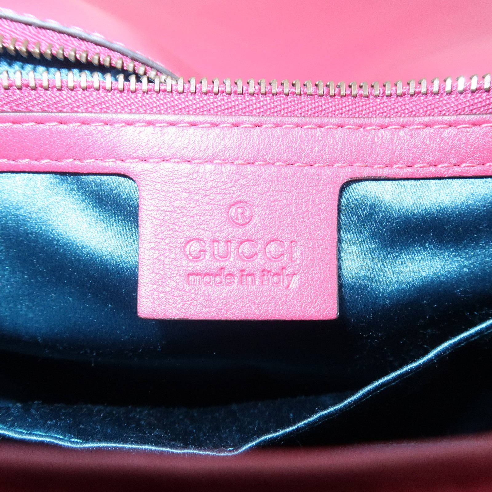 GUCCI GG Marmont Medium Velour Chain Shoulder Bag Pink 443496