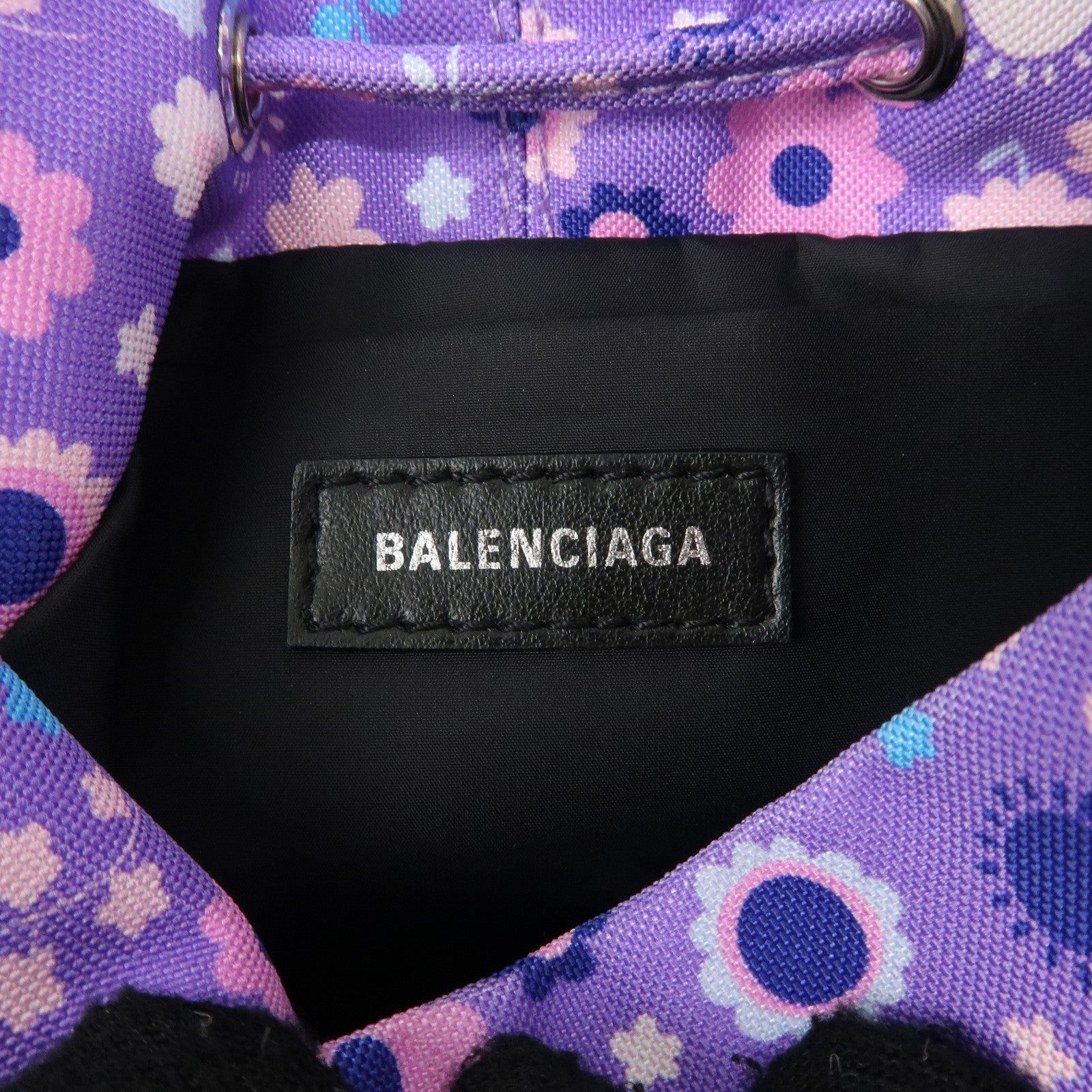 BALENCIAGA Wheel XS Nylon 2Way Bag Shoulder Bag Purple 656682 Used