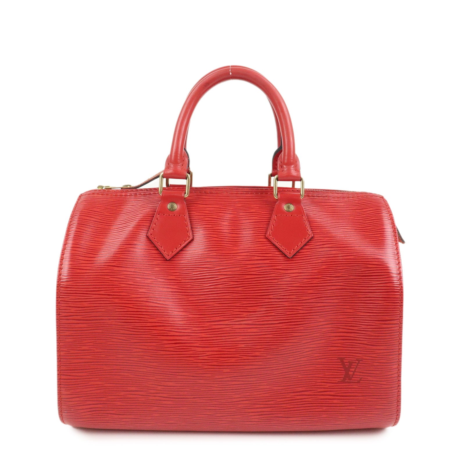 Louis Vuitton Epi Leather Speedy 30 Boston Bag Castilian Red M41526