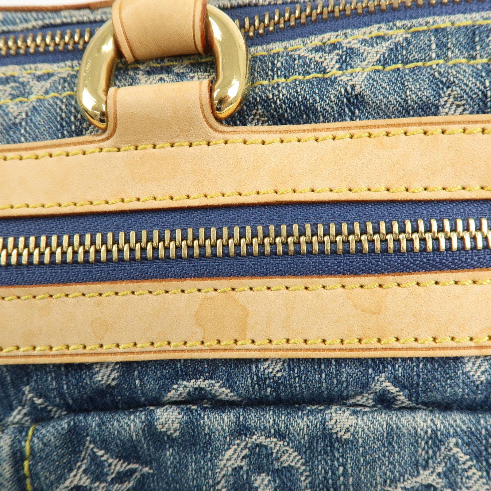 Louis Vuitton Monogram Denim Neo Speedy Boston Bag Blue M95019