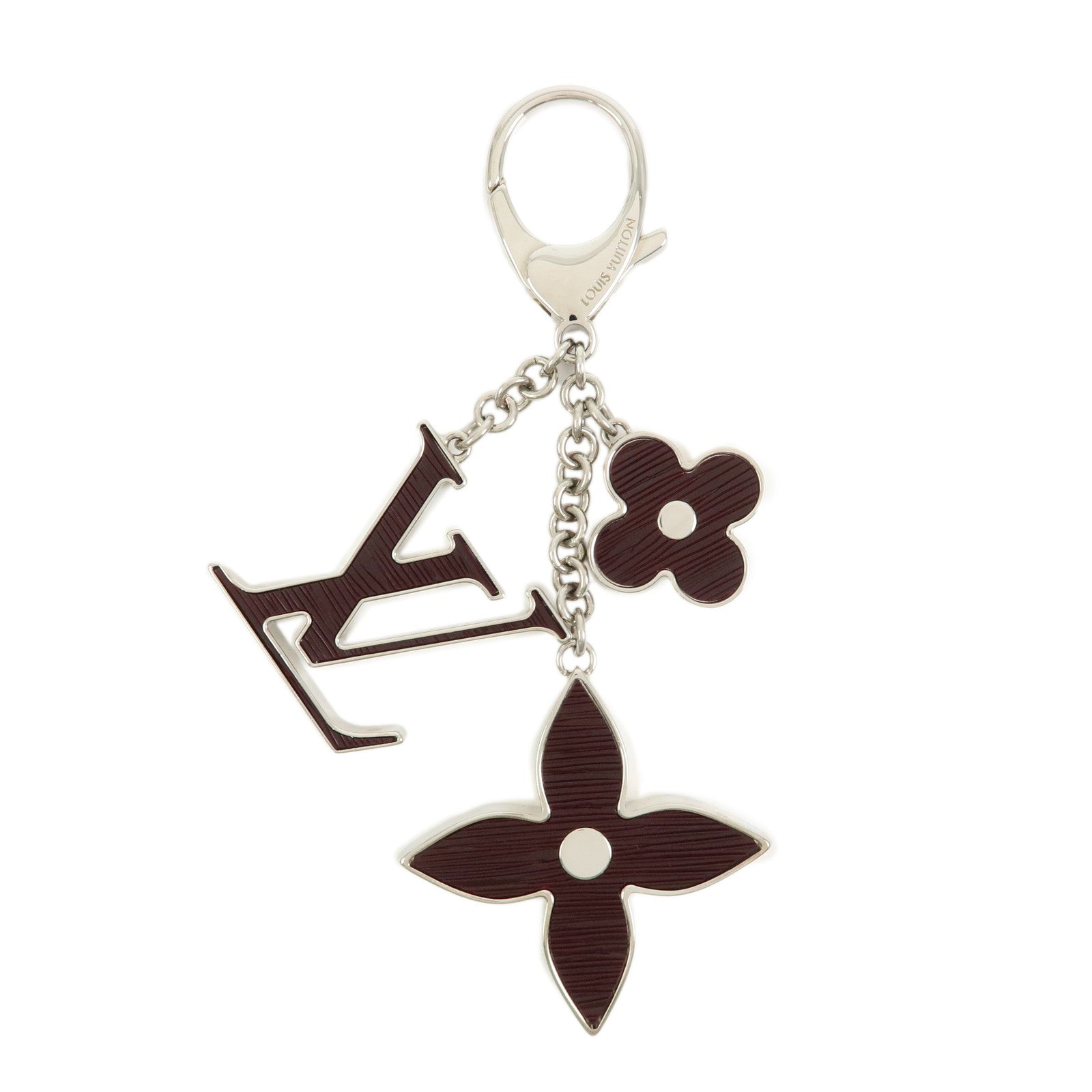 Louis Vuitton Bijou Sac Fleur Metal Bag Charm Key Holder M66368