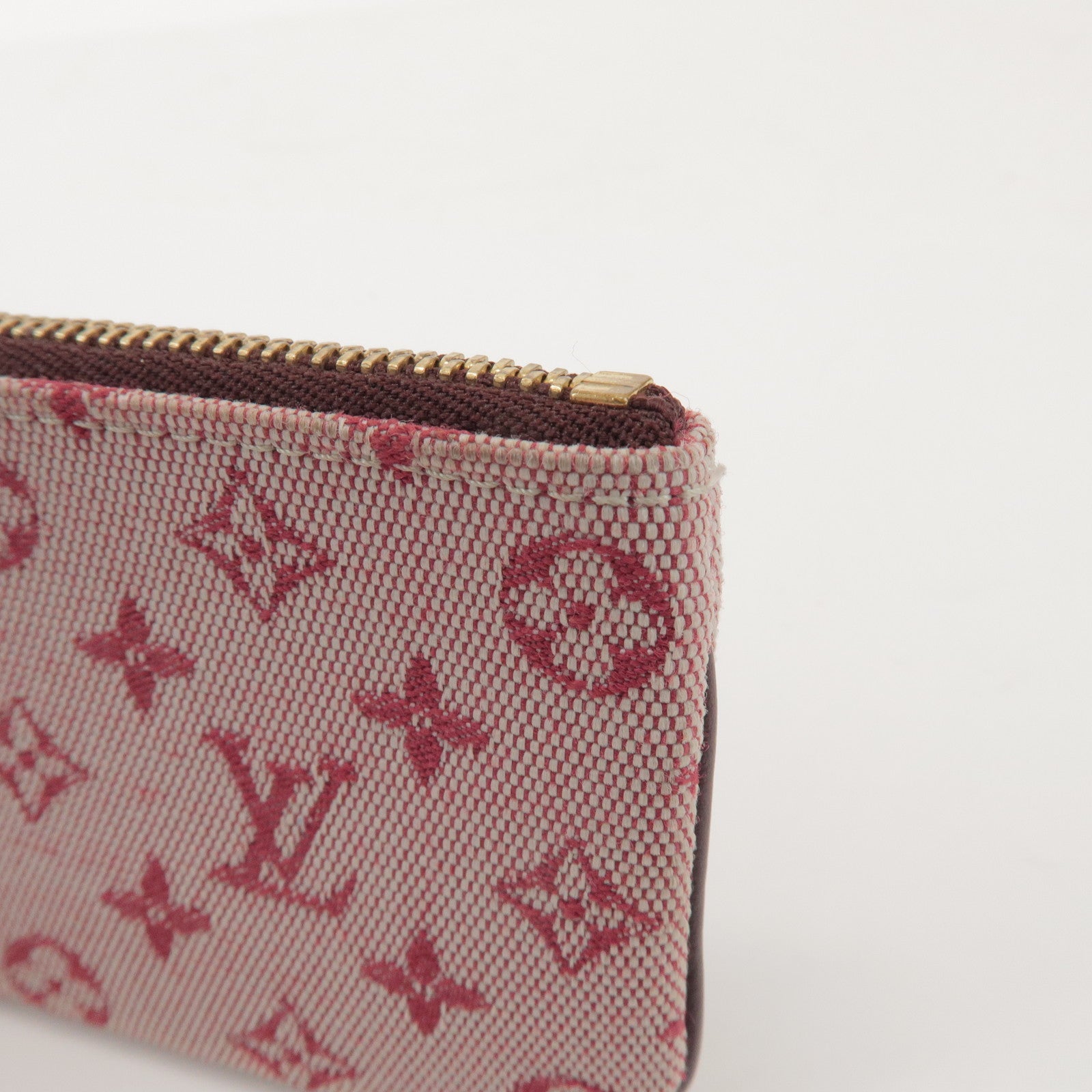 Louis Vuitton Monogram Mini Pochette Cles Coin Case Cerise M92238