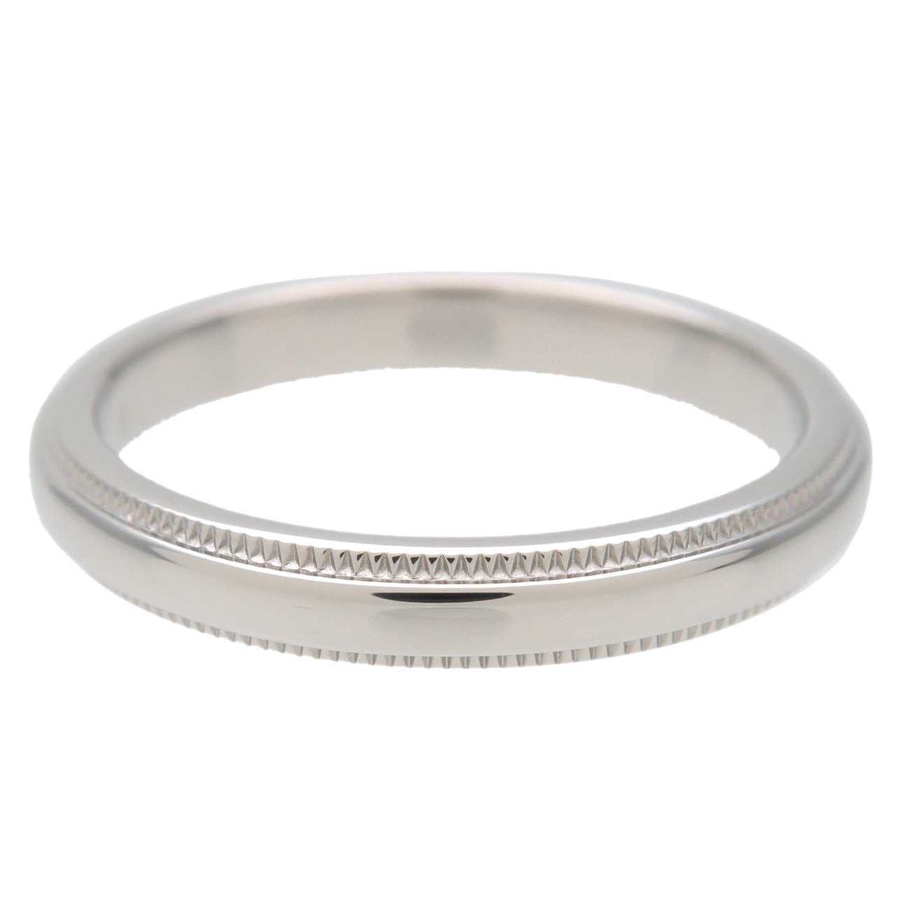 Tiffany&Co. Milgrain Band Ring Platinum PT950 US6.5 EU52.5