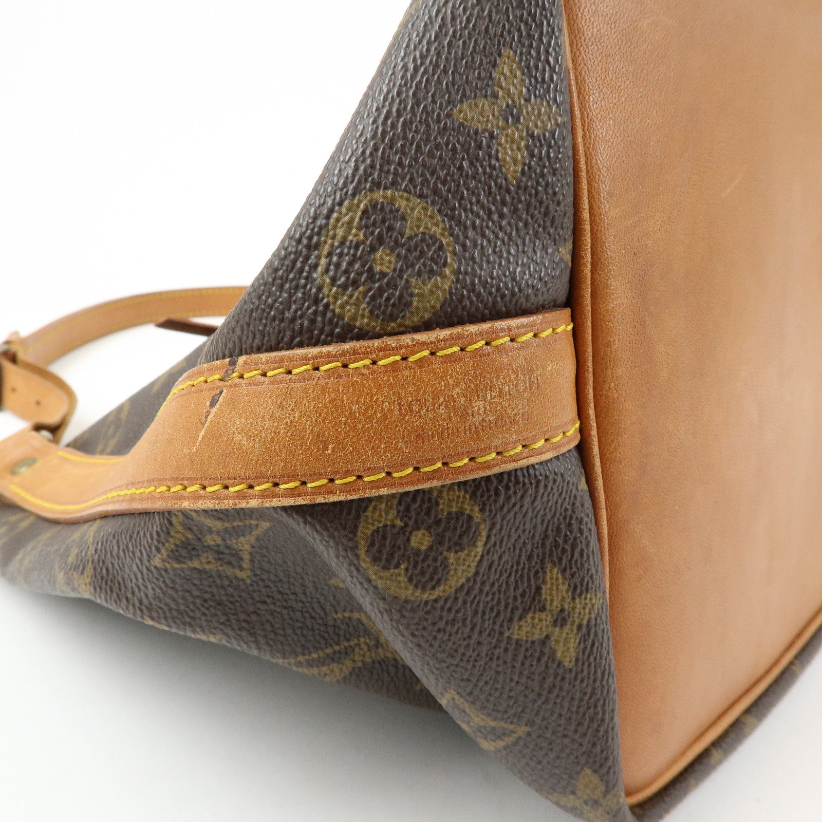 Louis Vuitton Monogram Petit Noe Shoulder Bag Brown M42226