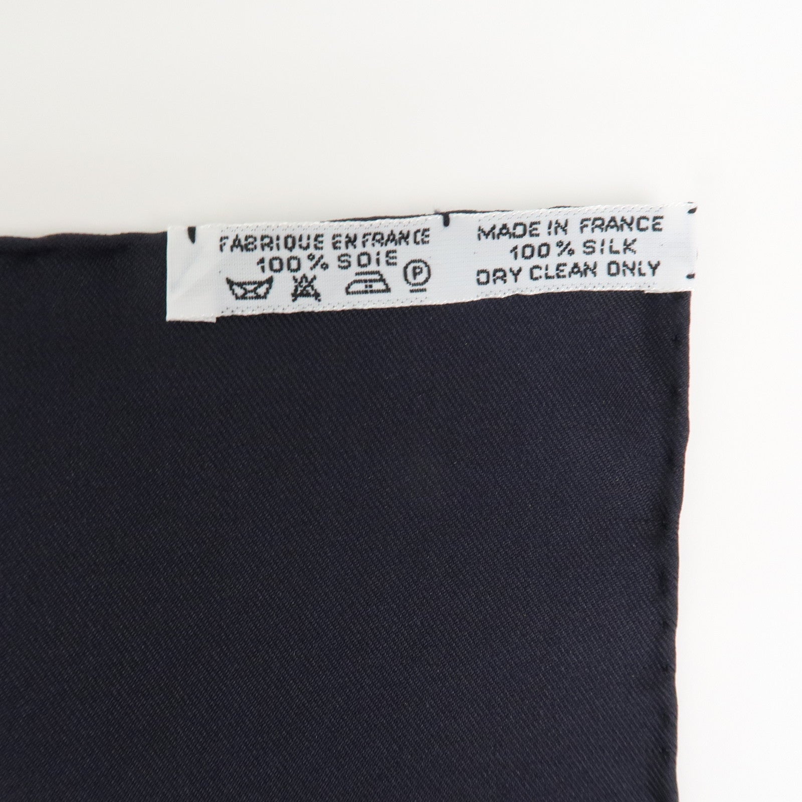 HERMES Carre 90 Silk 100% Scarf BRIDES DE GALA Black White