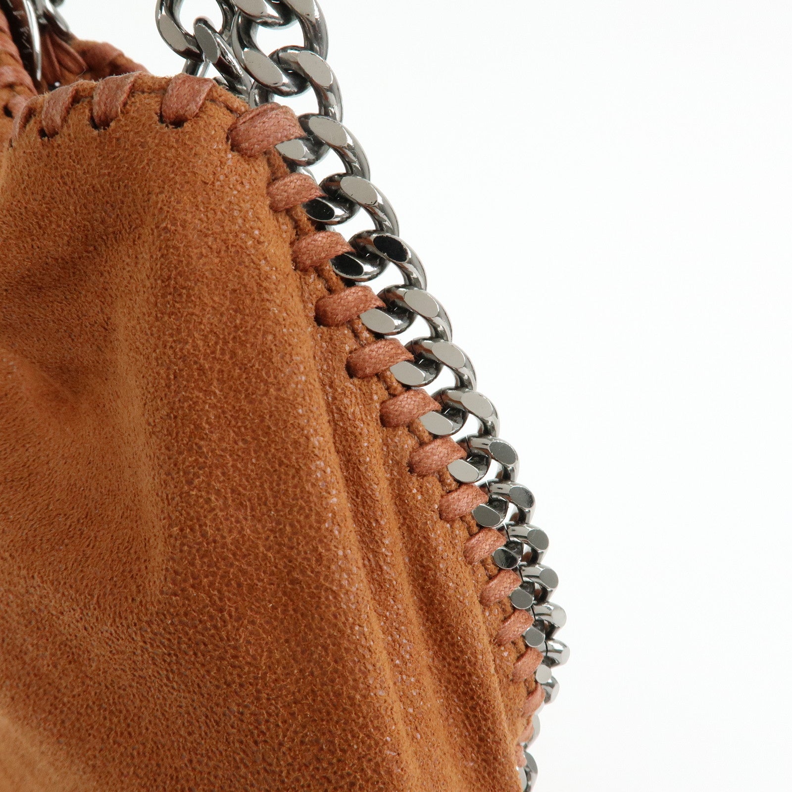 STELLA MCCARTNEY Falabella Polyester 2Way Bag Hand Bag Brown