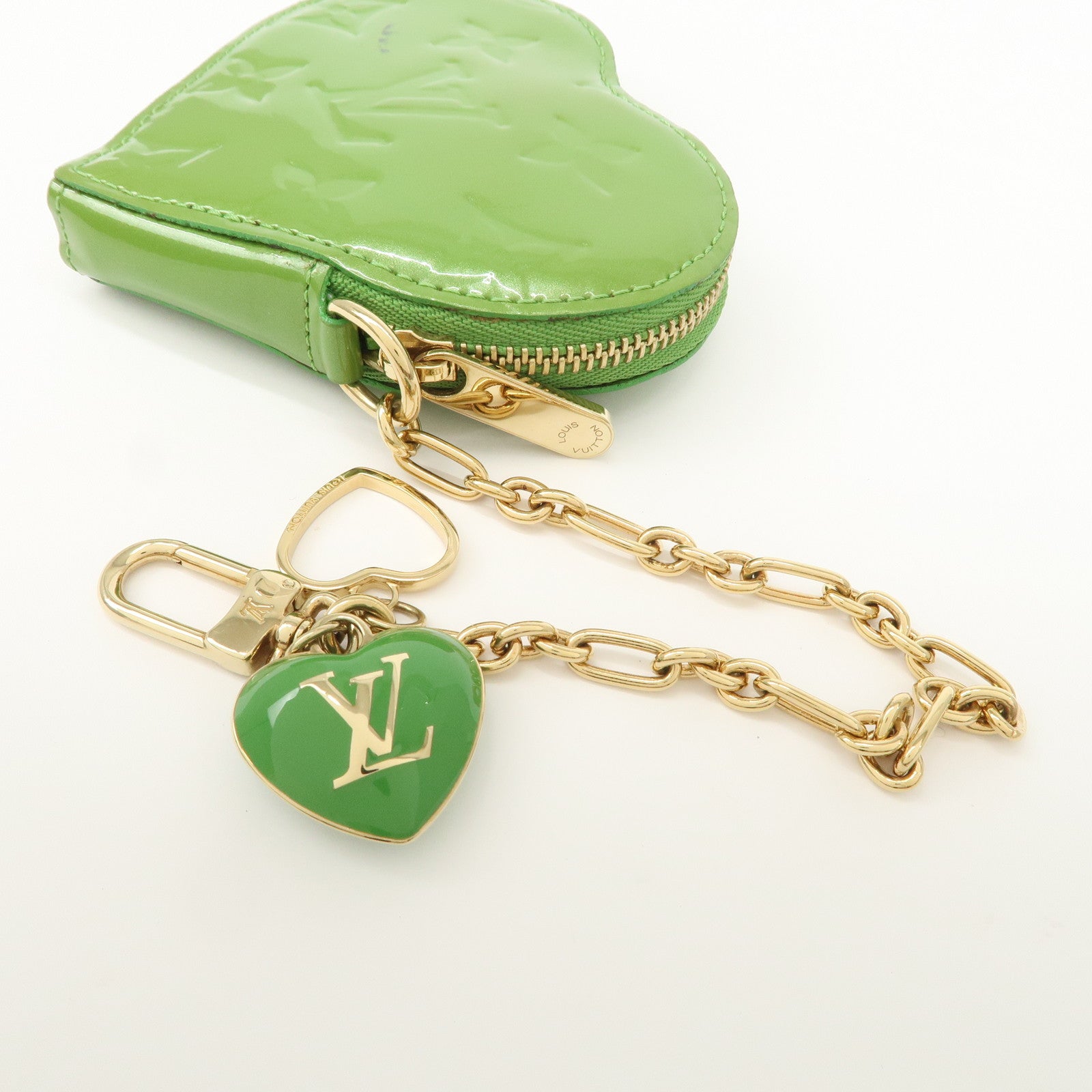 Louis Vuitton Monogram Vernis Porte Monnaie Coeur Vertonic M93659