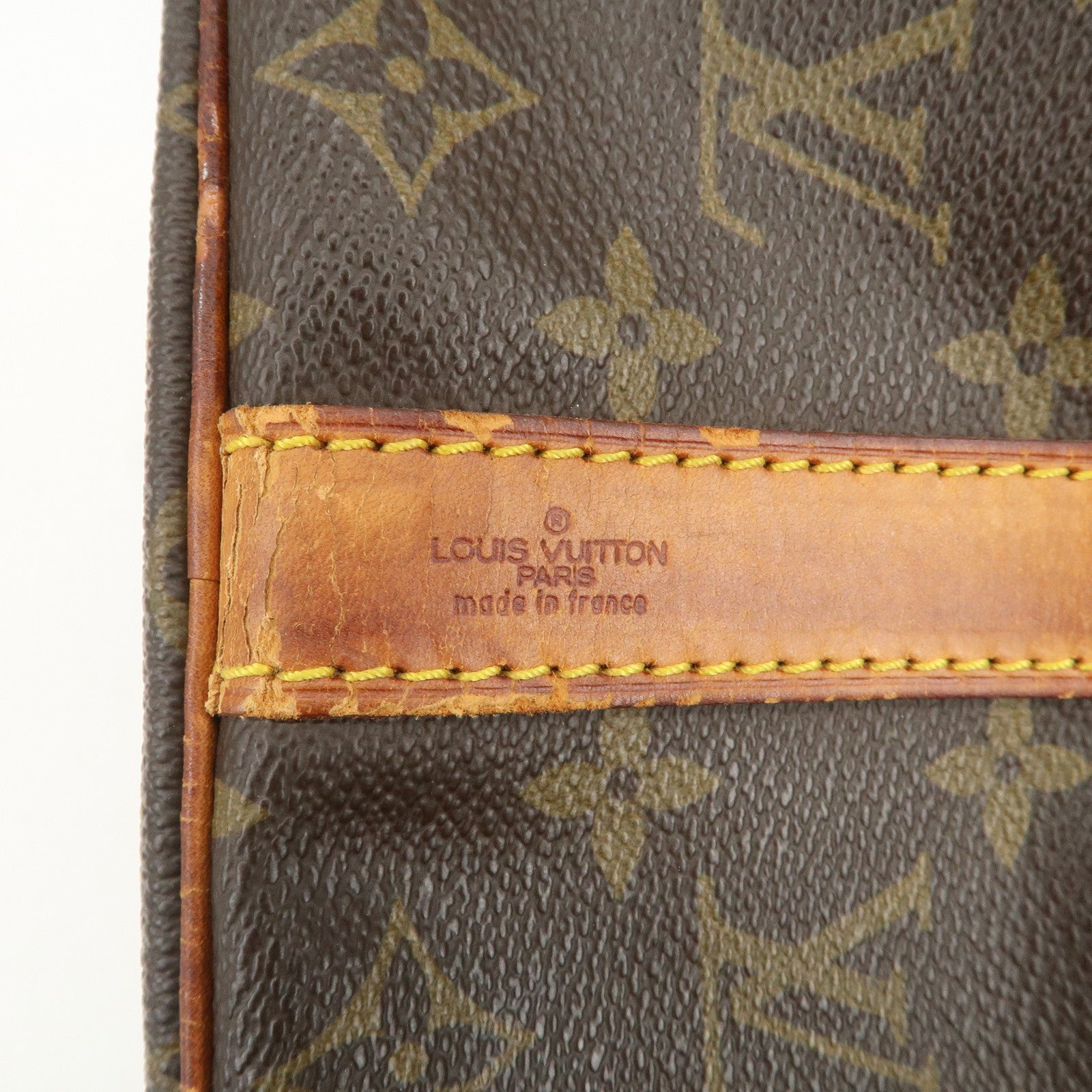 Louis Vuitton Monogram Keep All Bandouliere 45 Boston Bag M41418