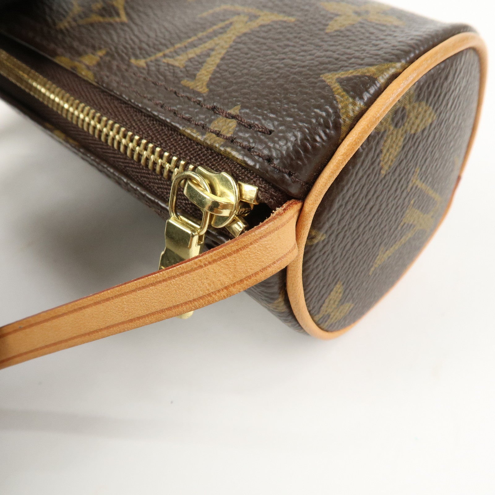 Louis Vuitton Monogram Mini Pouch for Papillon Bag Brown