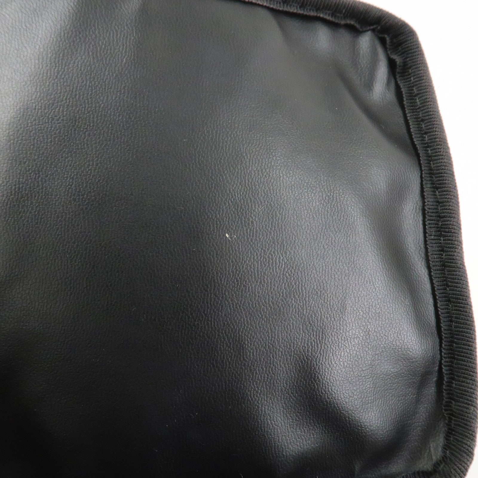 CHANEL Caviarskin COCO Mark Vanity Bag Hand Bag Black A01997