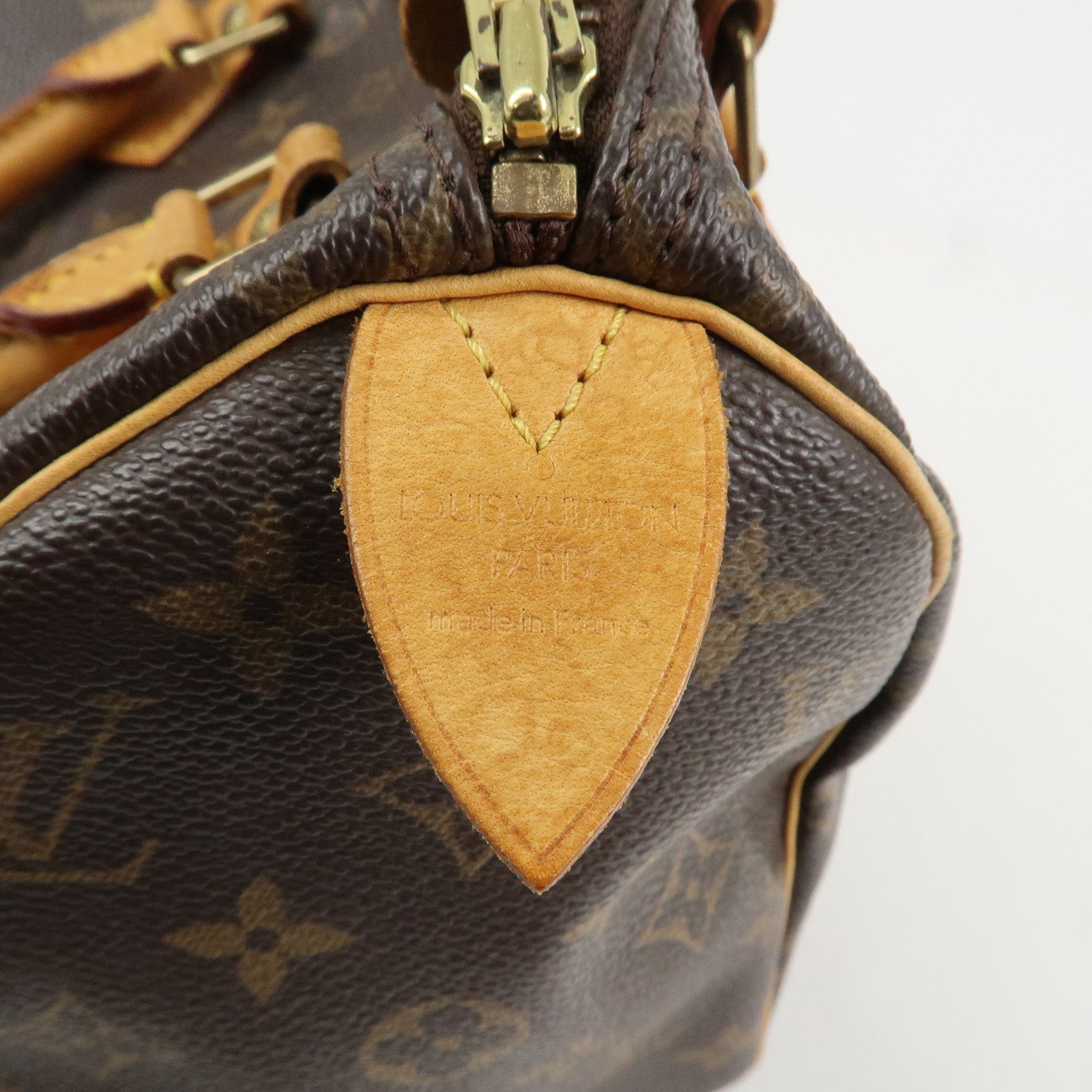 Louis Vuitton Monogram Speedy 25 Boston Bag Hand Bag Brown M41528