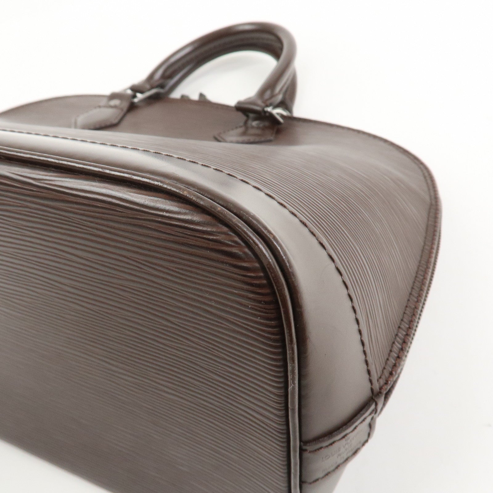 Louis Vuitton Epi Alma Hand Bag Hand Bag Mocha M5214D
