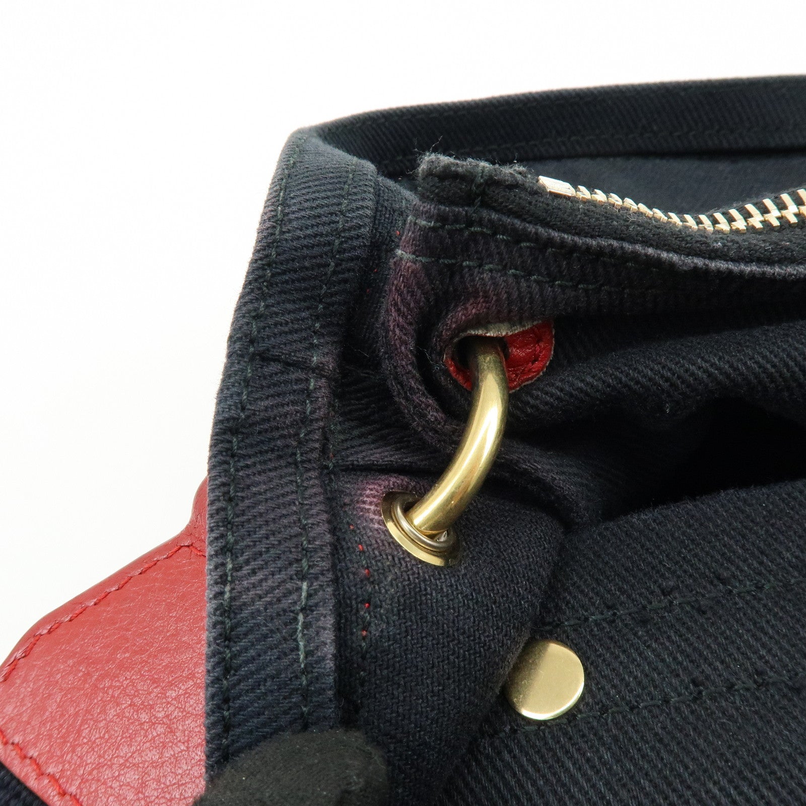 SAINT LAURENT PARIS Muse Two Leather Shoulder Bag Red 265707