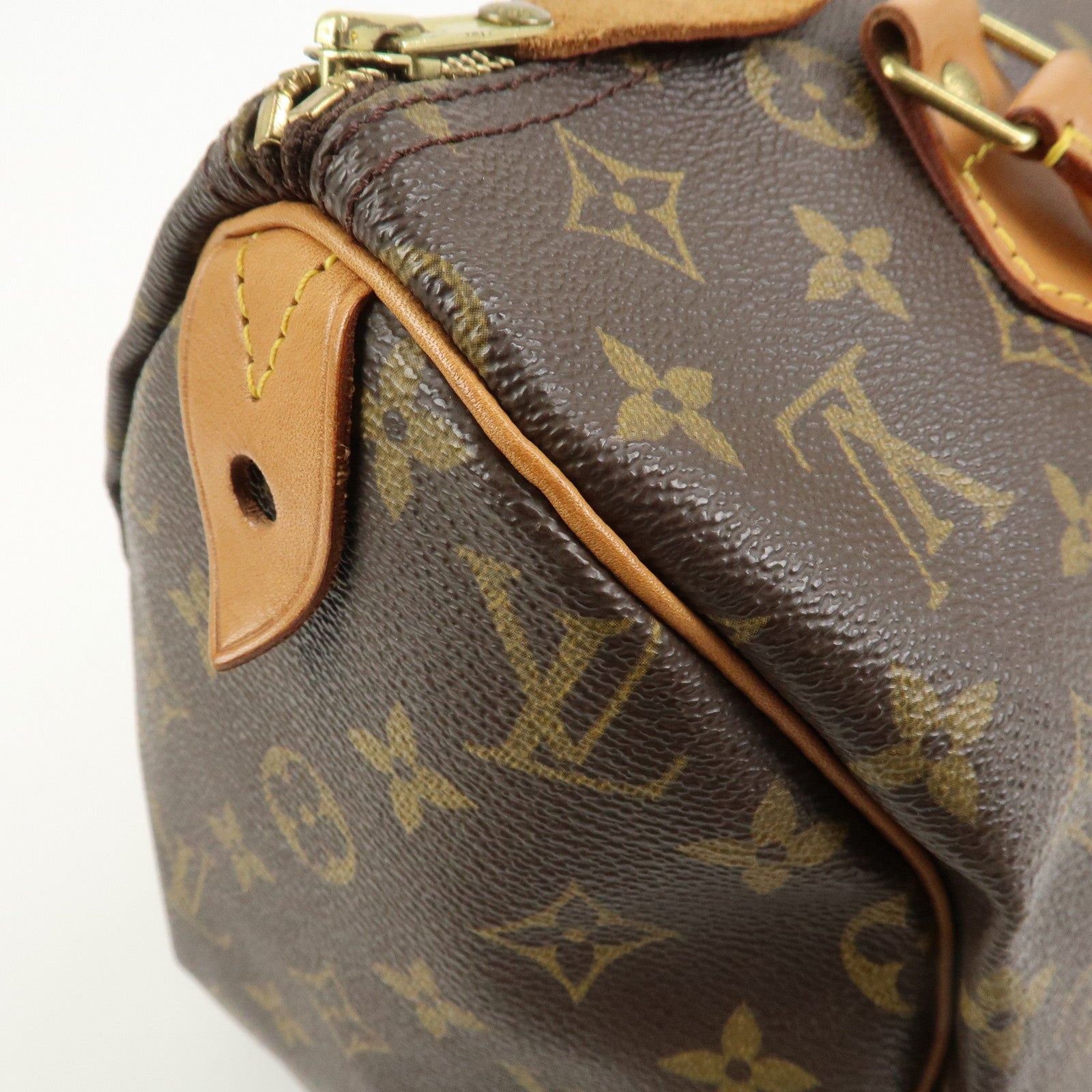 Louis Vuitton Monogram Speedy 30 Boston Bag Hand Bag Brown M41526