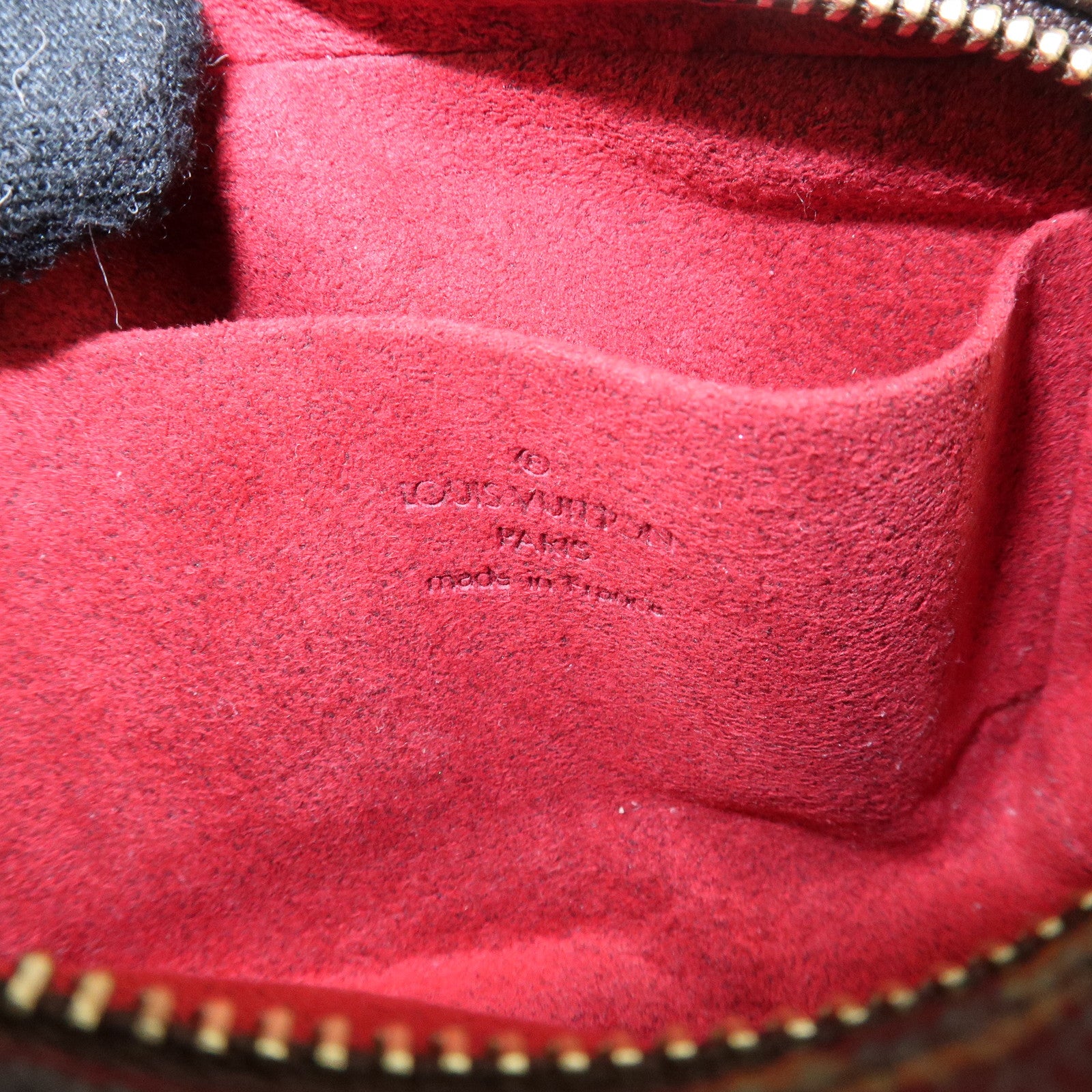 Louis Vuitton Monogram Trousse Wapity Pouch Camera Case M58030 Used