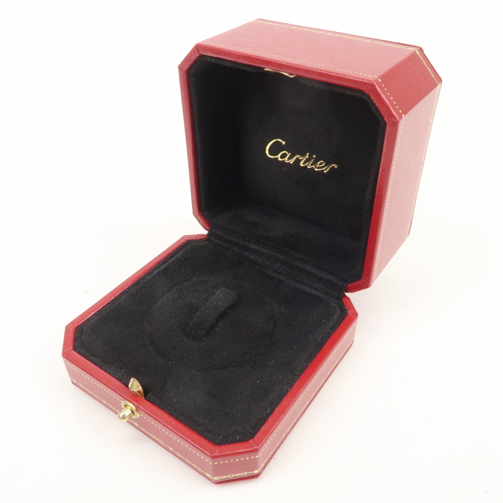 Cartier Set of 5 Jewelry Boxes Ring Boxes Red Gold