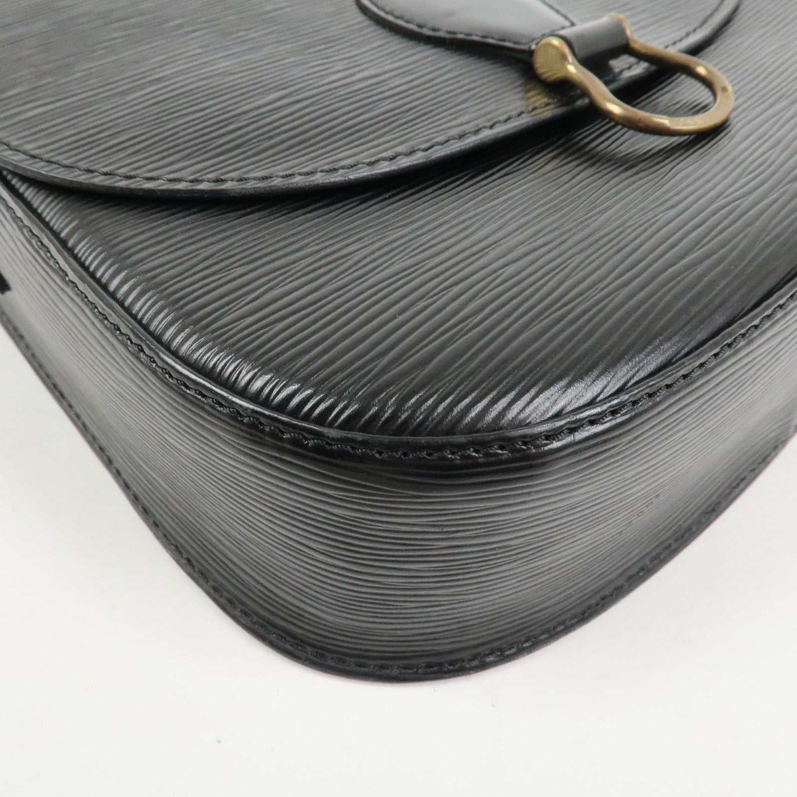 Louis Vuitton Epi Saint Cloud Shoulder Bag Black Noir M52192